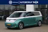 Volkswagen ID. Buzz Pro 86 kWh LWB 7p. 286PK / 210kW, 7 persoons, Open & Close pakket (elektrische achterklep met sensorsturing, keyless entry, alarmsysteem), Multimedia pakket (full map navigatie), 19" 'Tilburg' LMV, Design pakket plus (LED Matrix (IQ.Lights), grootlichtassistent, verlichte LED strip, panoramadak), Comfort pakket (verwarmbare voorruit, verwarmbare voorstoelen, verwarmbaar stuurwiel, multifunctioneel lederen stuurwiel), adaptieve cruise control (acc), parkeersensoren voor en achter (pdc), achteruitrijcamera (rear view)