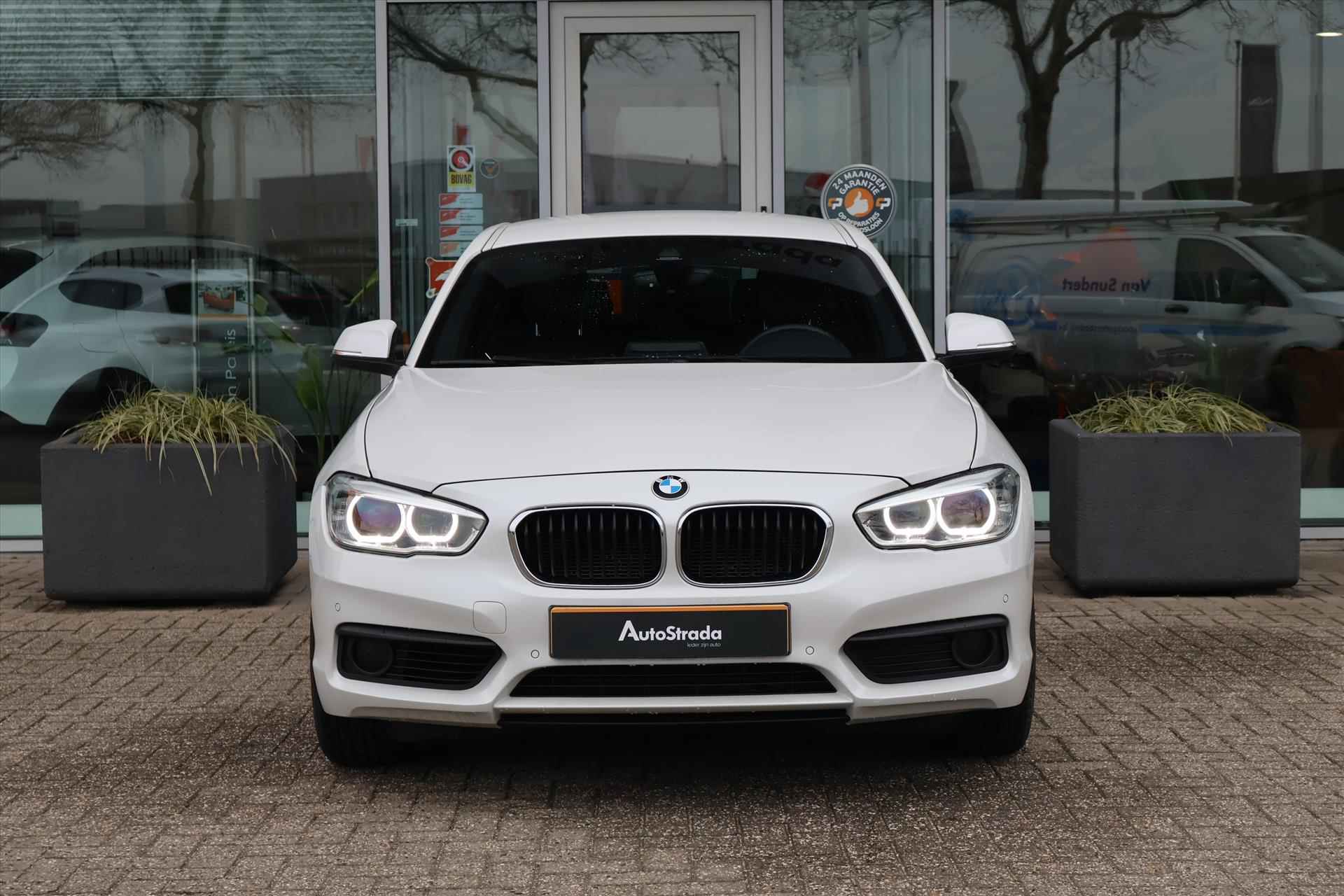 BMW 1-Serie (f20) 118i SportLine 136pk AUT I Climate I Stoelverwarming I Navi I Leder - 27/39