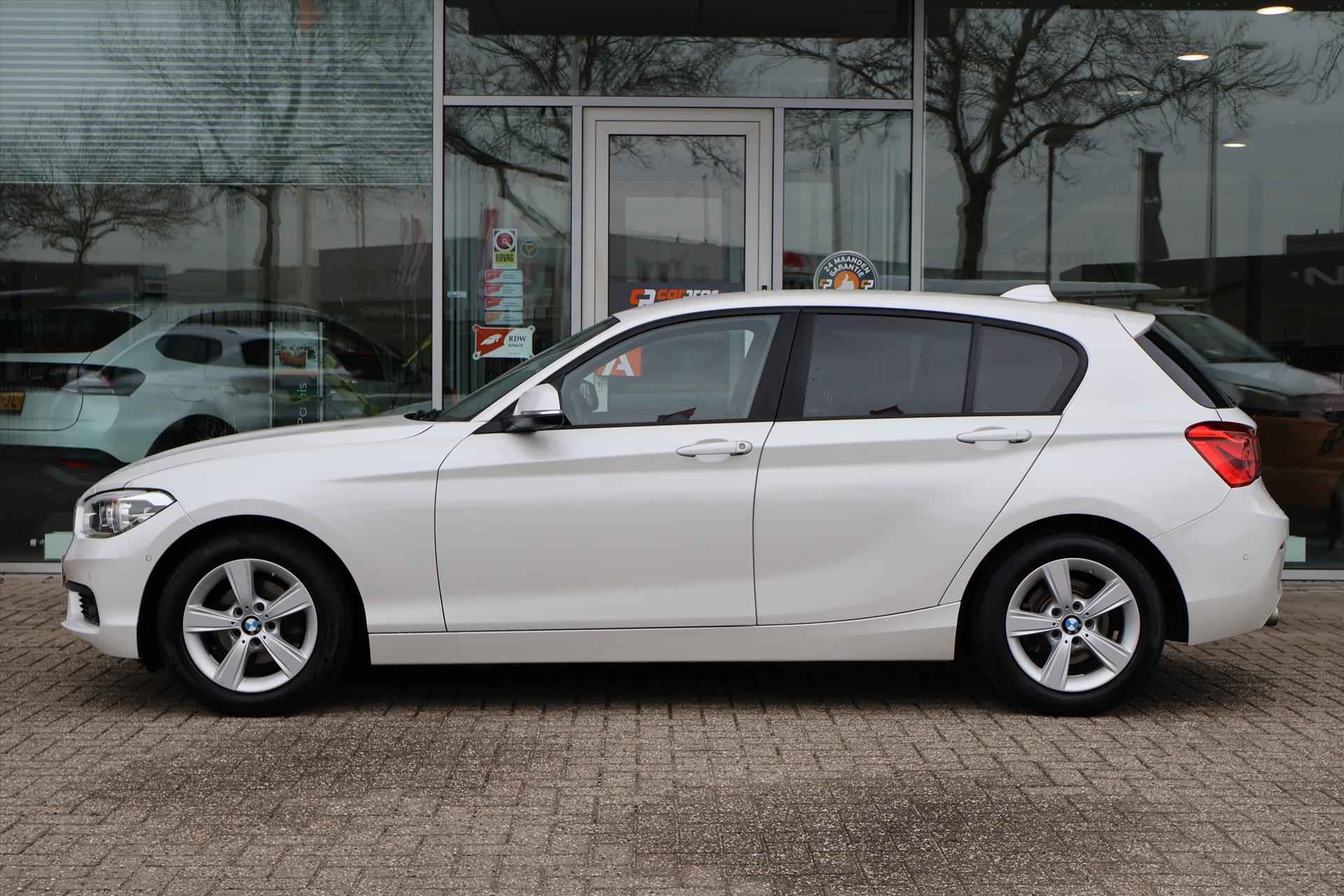 BMW 1-Serie (f20) 118i SportLine 136pk AUT I Climate I Stoelverwarming I Navi I Leder - 29/39