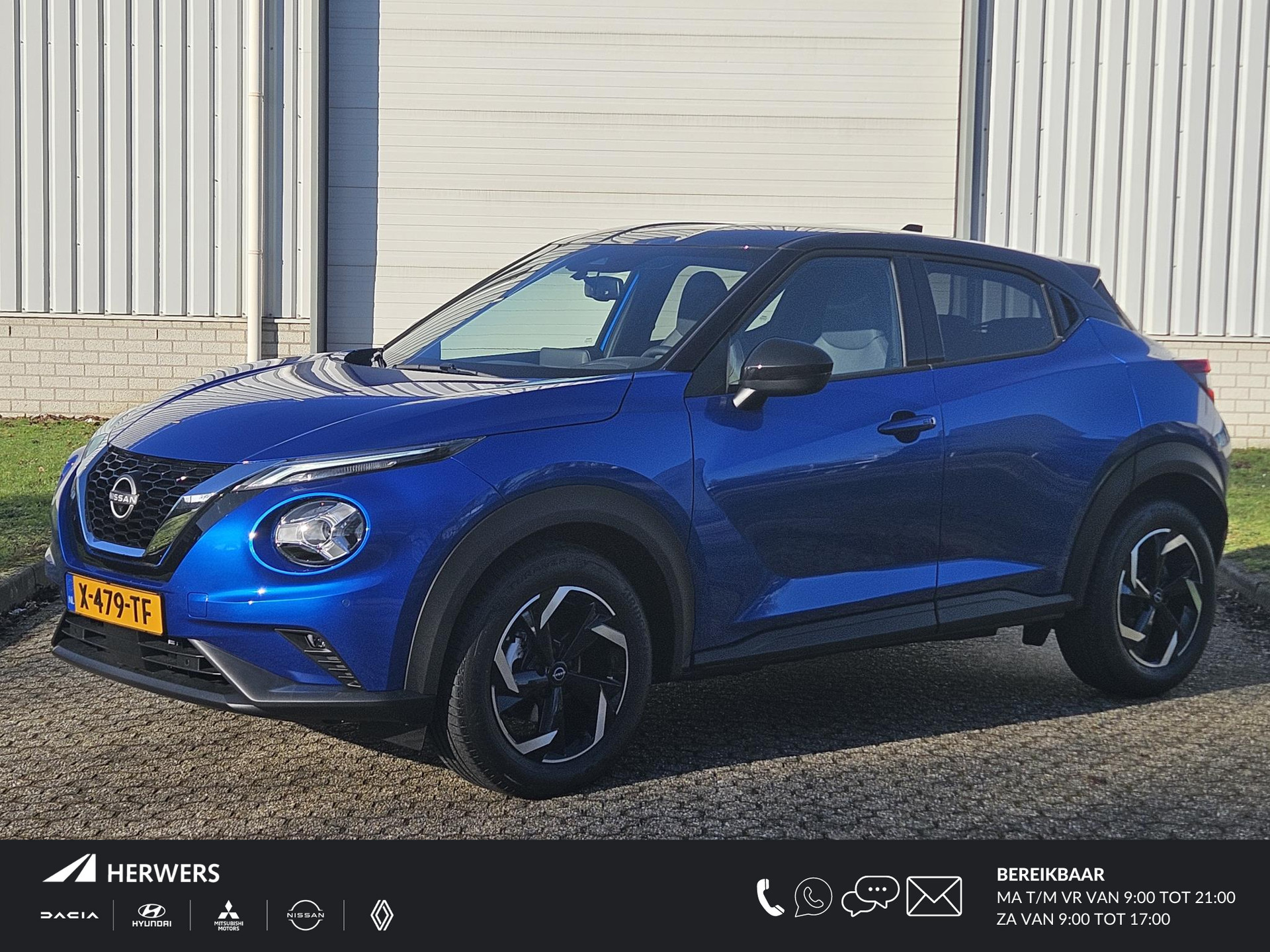 Nissan Juke 1.0 DIG-T N-Connecta / Demo / Levertijd I.O. / Adaptief cruise control / Dode hoek detectie / Stuurverwarming / Stoelverwarming voor / Keyless entry / Keyless start / Rondomzichtcamera / Parkeersensoren voor en achter  / LED verlichting / Multifunctioneel stuurwiel / Navigatiesysteem full map  / Volledig digitaal instrumentenpaneel / Bluetooth telefoonvoorbereiding / Apple Carplay / Android Auto / DAB radio / Elektrische ramen voor en achter / Elektrisch inklapbare spiegels / Lichtmetalen wielen 17 “