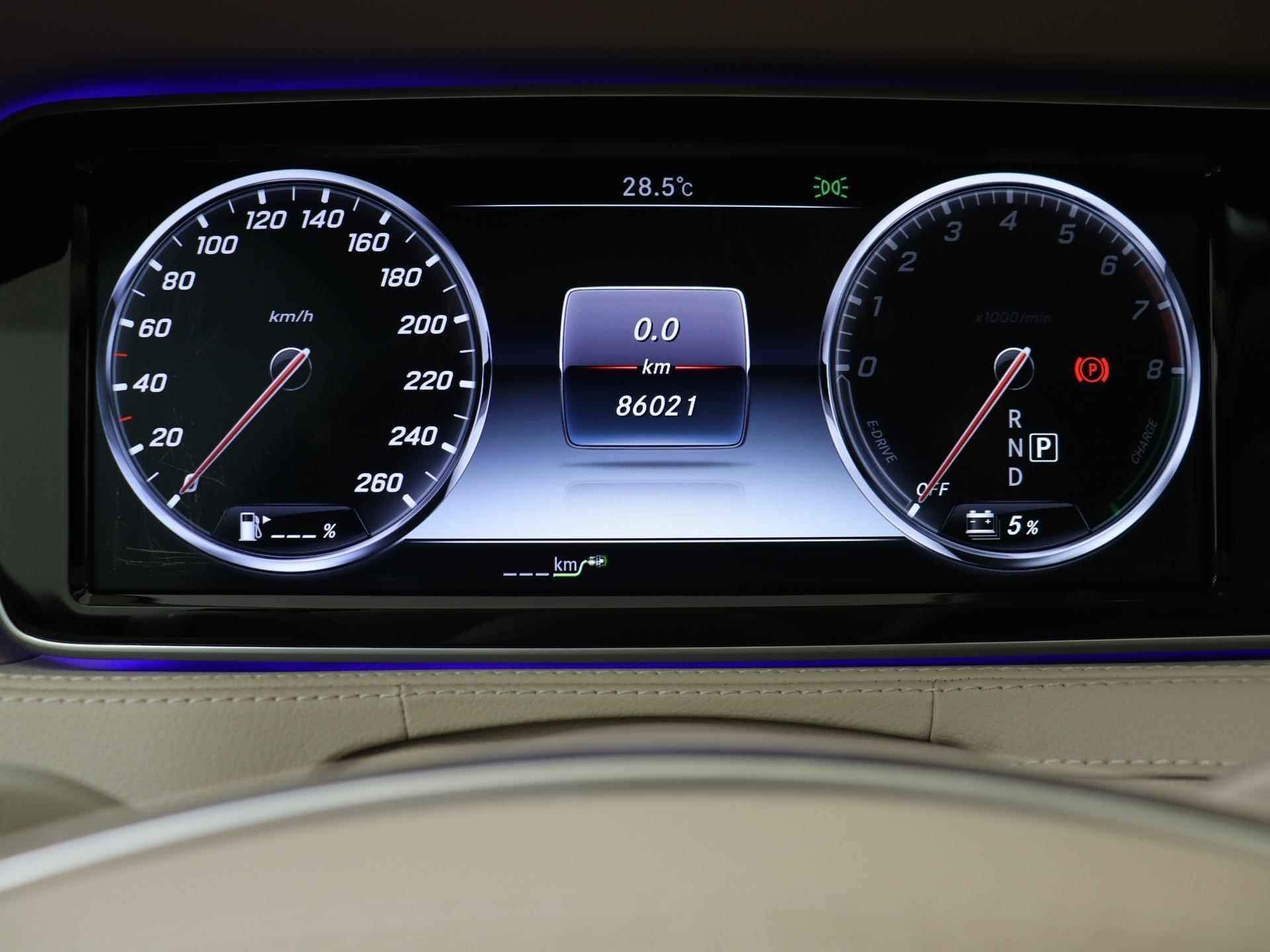 Mercedes-Benz S-klasse 500 PLUG-IN HYBRID Lang Prestige Plus. / Stoelverwarming / Stoelverkoeling / 360Graden-Camera / Panaroma-schuifdak / Memory-Stoelen / - 19/37