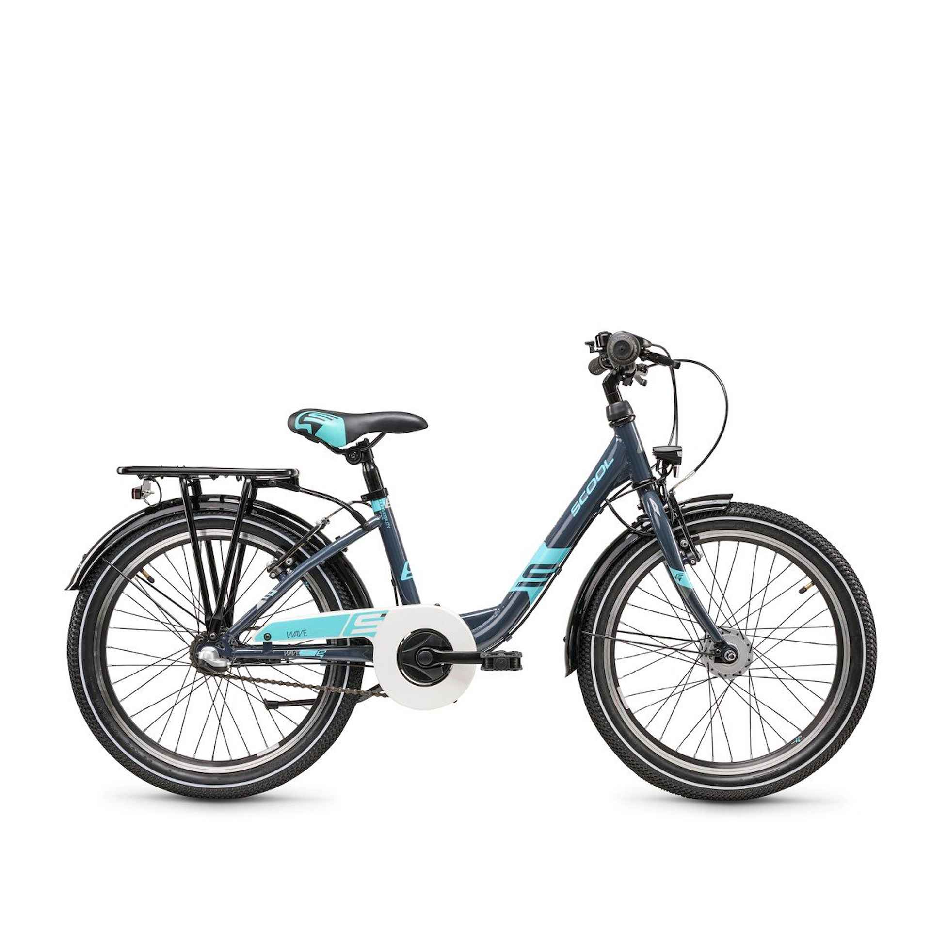 Scool Wave steel ltd 20 3-Speed Meisjes Dark Grey/Aqua 20 inch 2024 - 1/1