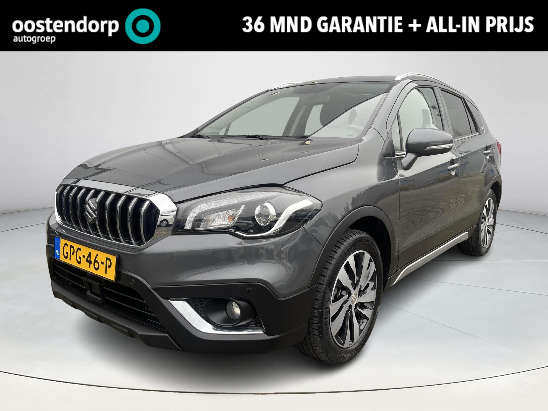 Suzuki S-Cross 1.4 Boosterjet High Executive Trekhaak | Panorama Dak | Lederen Bekleding | Navigatie | Stoelverwarming | 36 maanden garantie | Mistlampen voor | Achteruitrijsensoren |