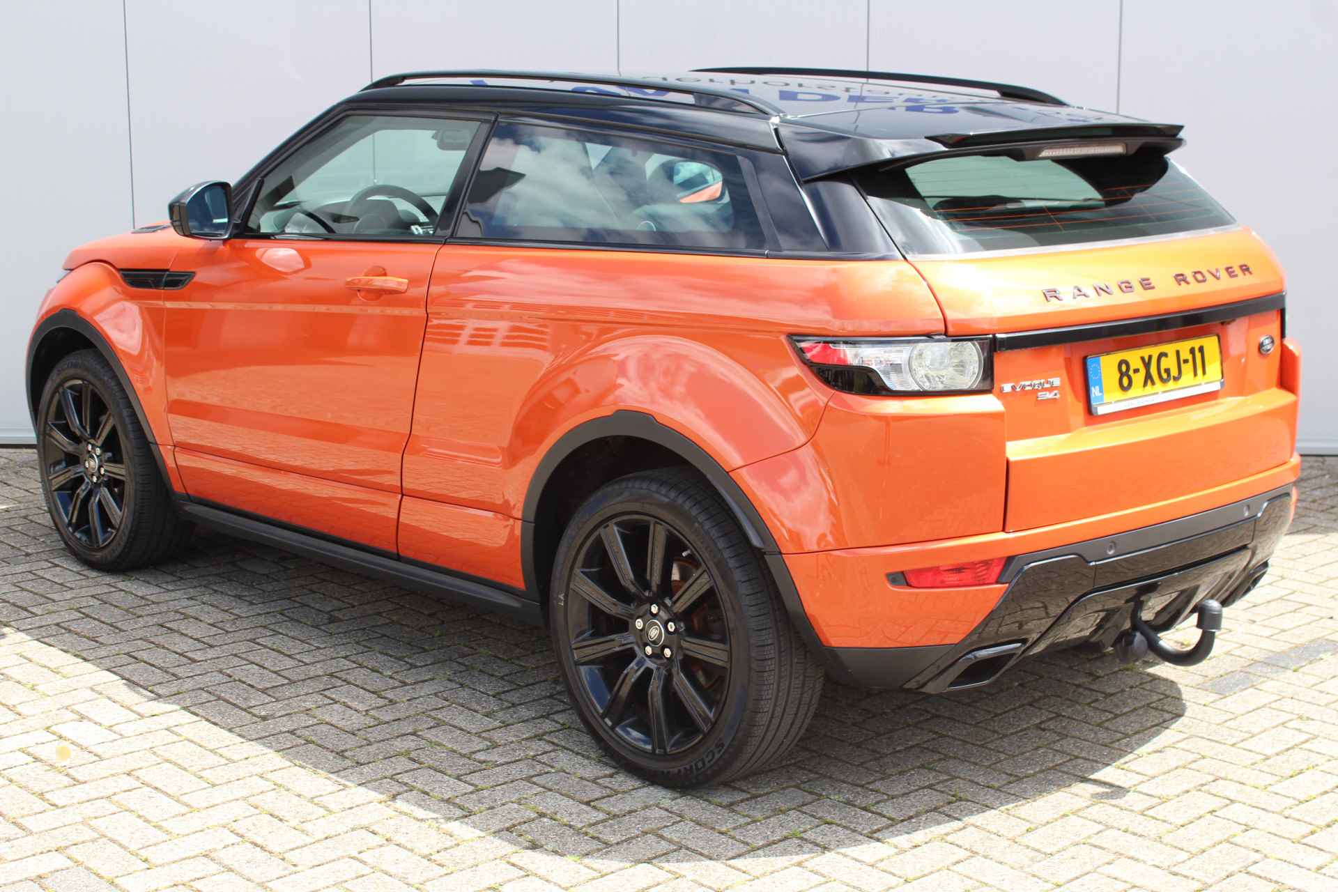 Land Rover Range Rover Evoque Coupé 2.0-240pk Si 4WD Sicilian Yellow. AUTOMAAT ! Bijzonder mooie verschijning deze Range Rover Evoque. Lederen interieur, climate control, Trekhaak, 20" LM wielen, Camera, Parkeersensoren, Sportstoelen, Metallic lak etc etc - 7/55