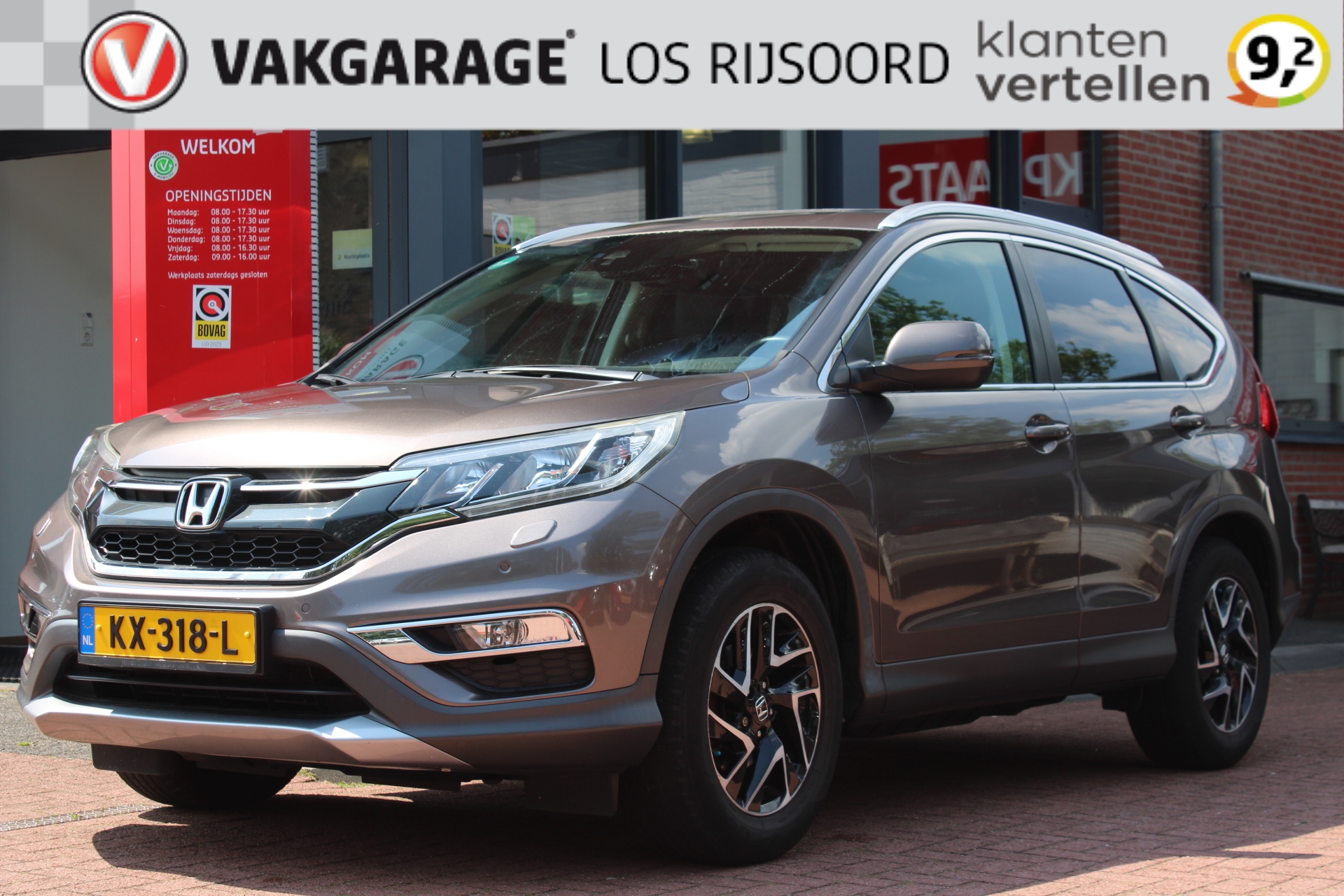 HONDA CR-V 2.0 4WD *Elegance* | Schuifdak | Dealer-OH | Navigatie | Leder | Camera | Cruise & Climate Control |