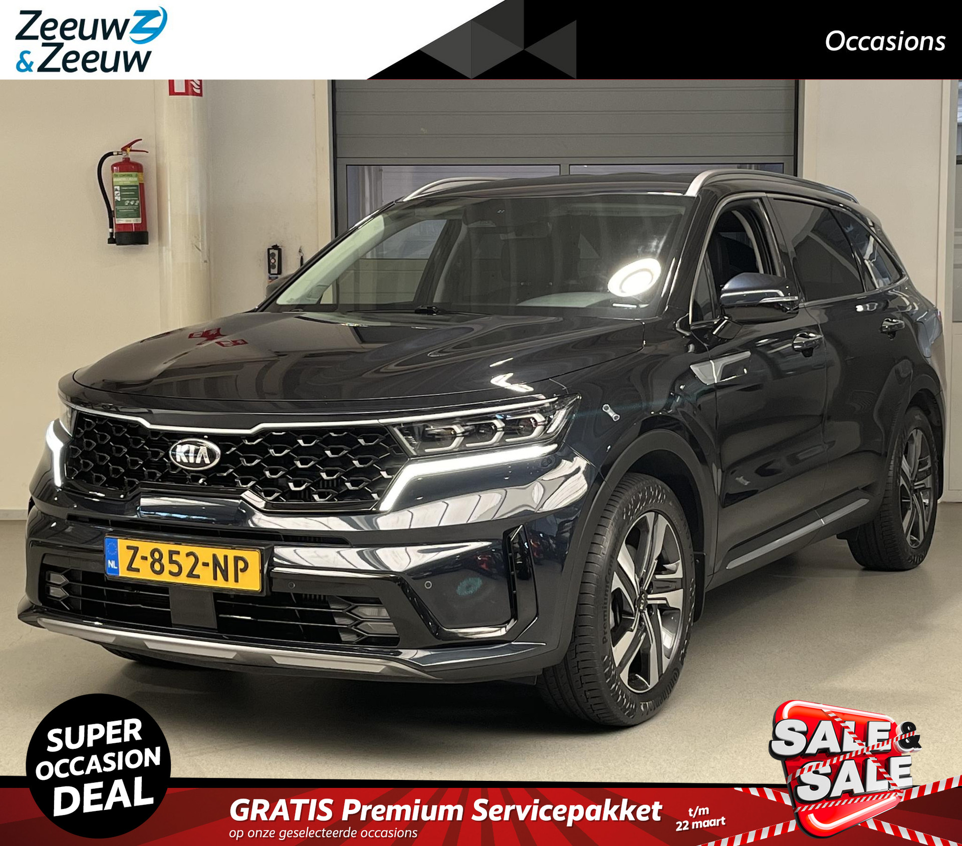 Kia Sorento 1.6 T-GDI Plug-in Hybrid 4WD Dynamicplusline 7p. | | Navi | Bose Audiosysteem | Trekhaak Vaste Kogel+ 7 Polige Stekker| Elektrisch Verstelbare Voorstoelen | Apple Carplay/ Android Auto | Stoelverwarming Voor + Achter | Stuurwielverwarming| 19”LM Velgen| Elektrisch Bedienbare Achterklep