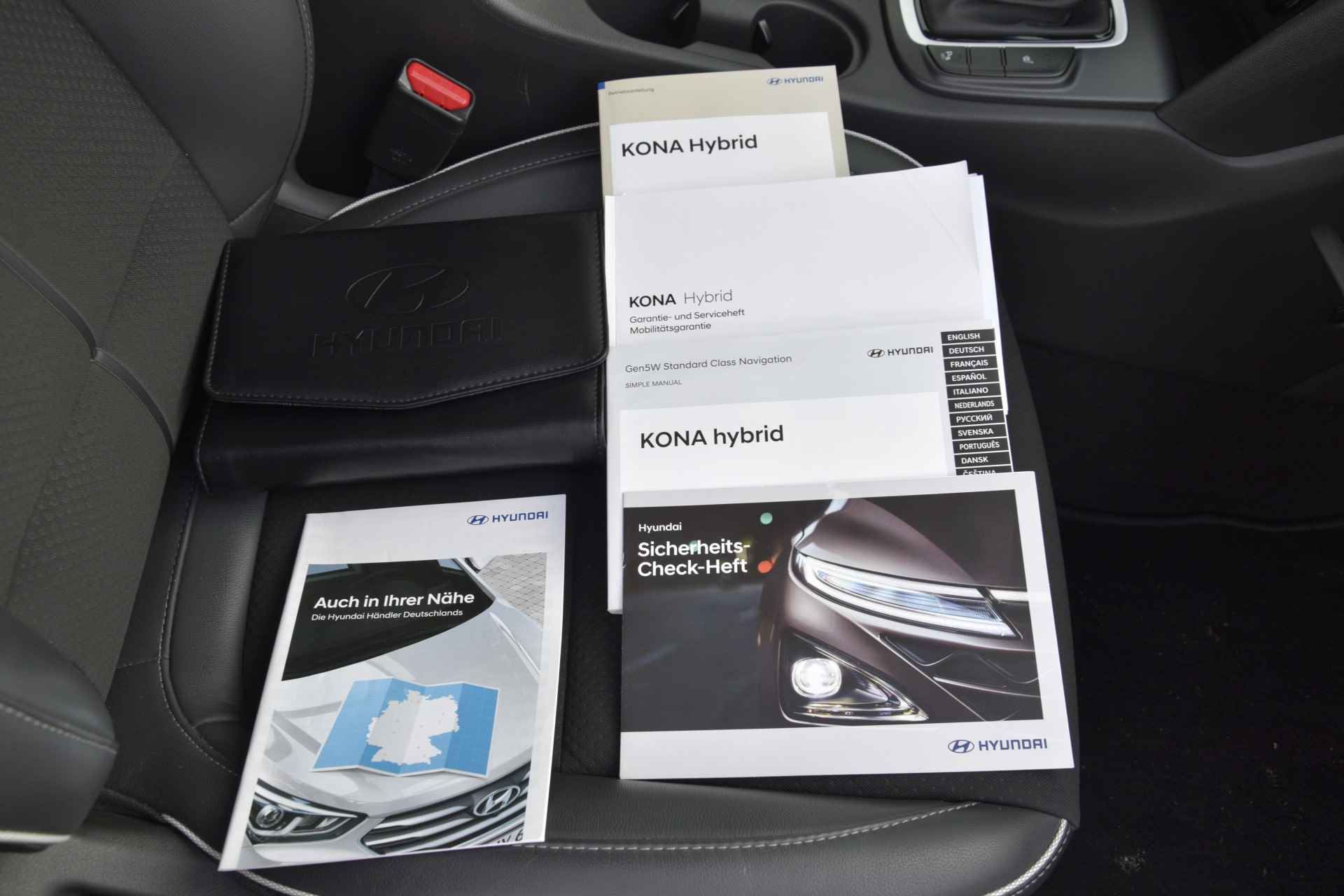 Hyundai KONA 1.6 GDI HEV Fashion Design Automaat Stoel en Stuur verwarming | Achteruitrijcamera | Navigatie | Apple Carplay | KRELL Geluidsinstallatie | - 33/34