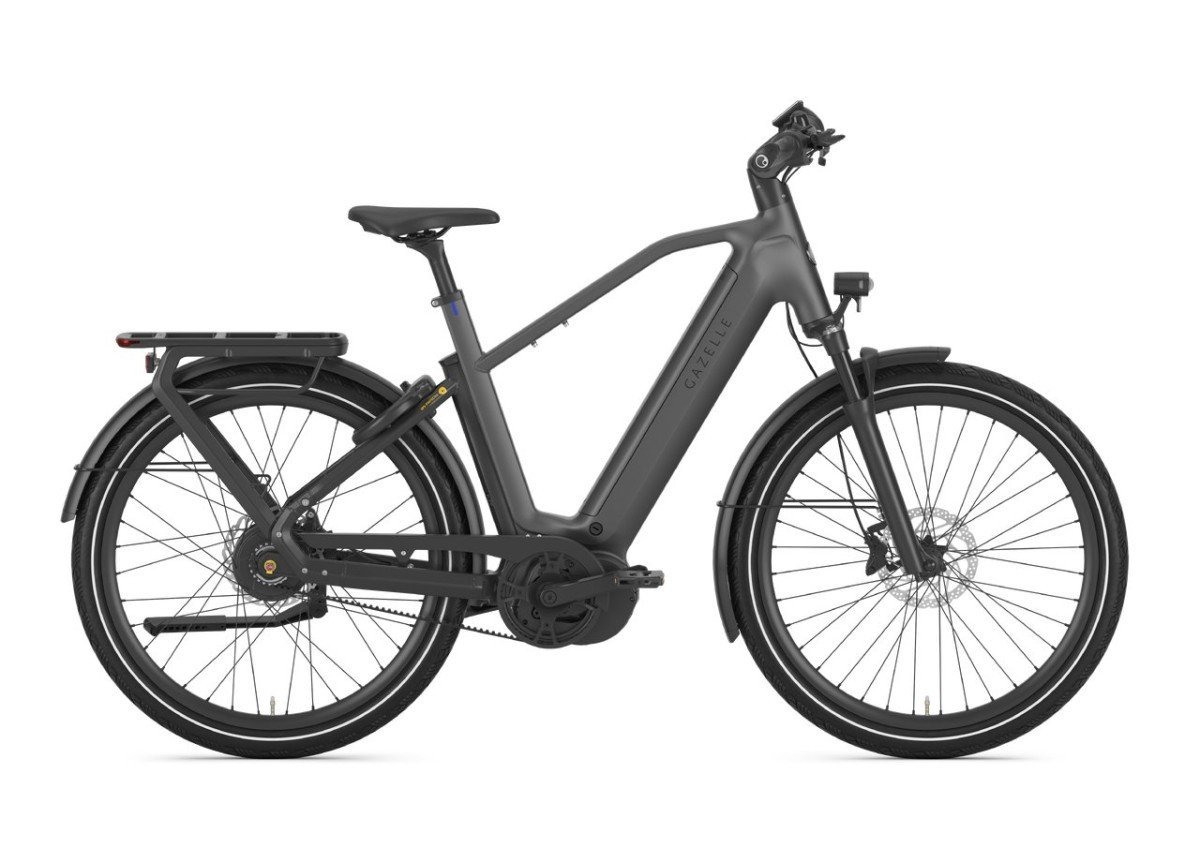 GAZELLE Eclipse C380 HMB 750Wh 2025 DEMO ZOLDER (26KM) Heren Anthracite Grey Mat 45cm 2025