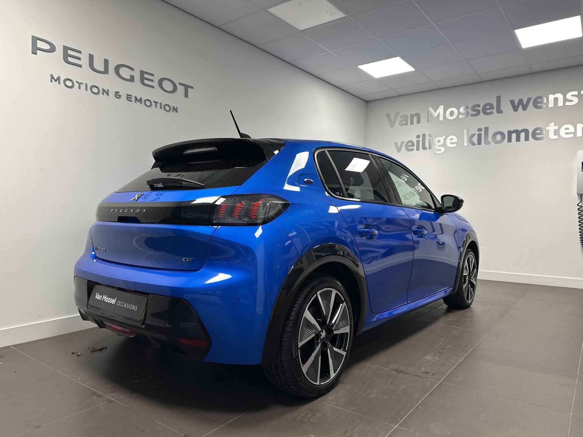 Peugeot e-208 EV GT 350 50 kWh | Navi | Apple Carplay/Android Auto |  draadloze telefoonlader | Pano-dak | voorstoelen verwarmd | ZEER COMPLEET!! | - 4/19