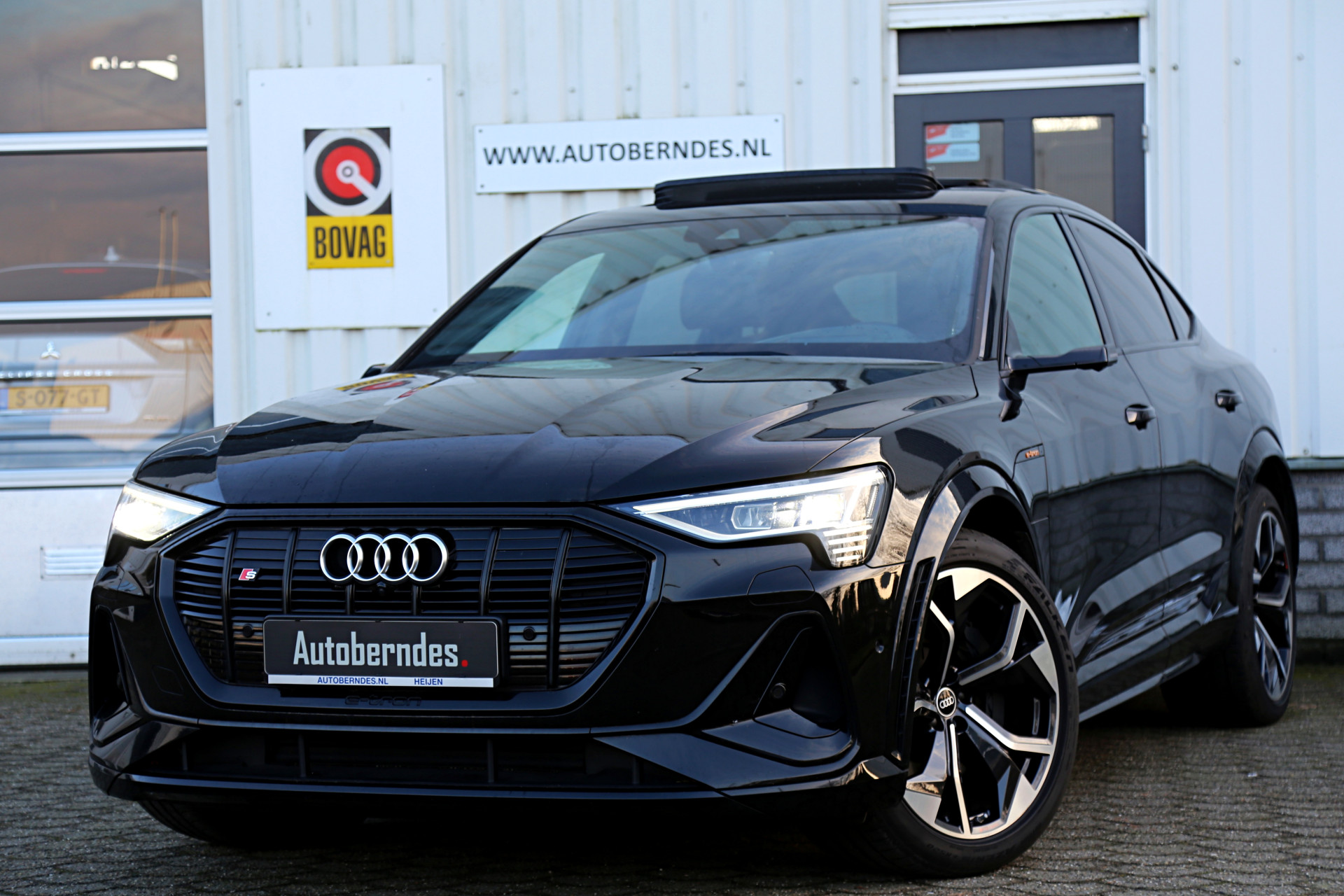 Audi e-tron Sportback S quattro 95 kWh 503PK*Excl. BTW*Perfect Onderh.*Adapt. Luchtvering/Pano/B&O/ACC/360Camera/3D camera/Memorie/HUDLED/Keyless Entr