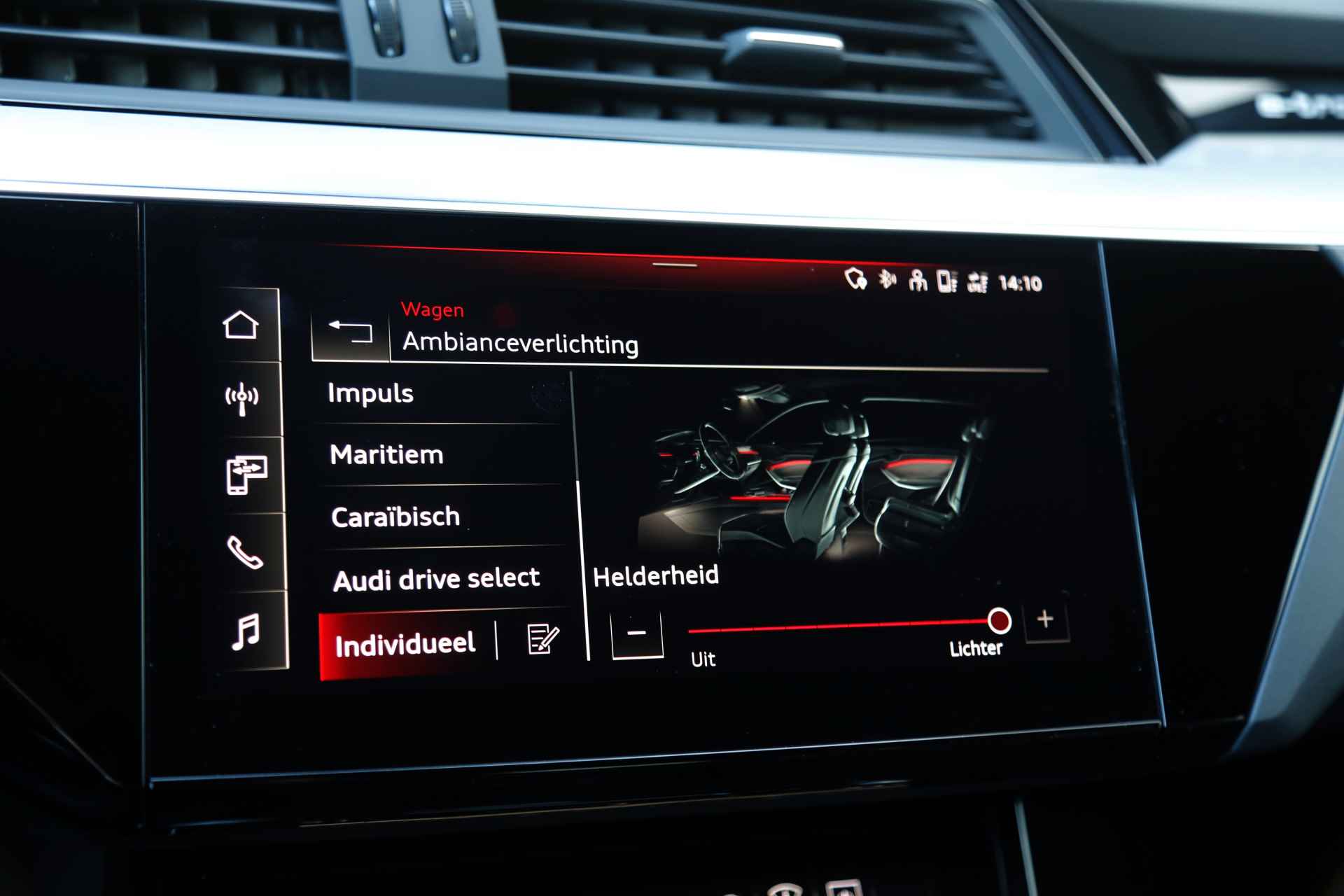 Audi e-tron Sportback S quattro 95 kWh 503PK*Excl. BTW*Perfect Onderh.*Adapt. Luchtvering/Pano/B&O/ACC/360Camera/3D camera/Memorie/HUDLED/Keyless Entr - 10/78