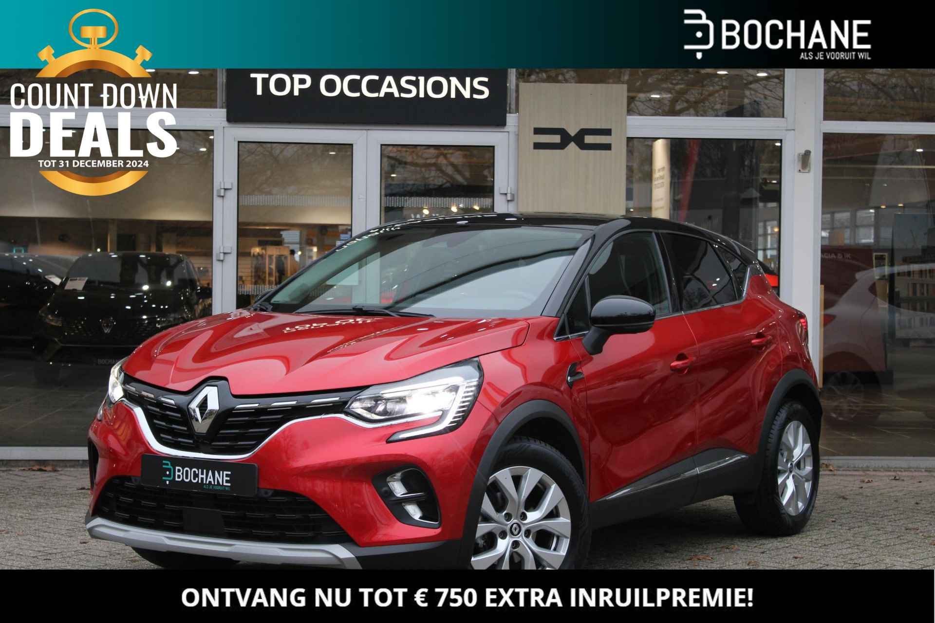 Renault Captur 1.0 TCe 90 Intens | Navigatie 9,3" | Achteruitrijcamera | All-Season banden - 1/36