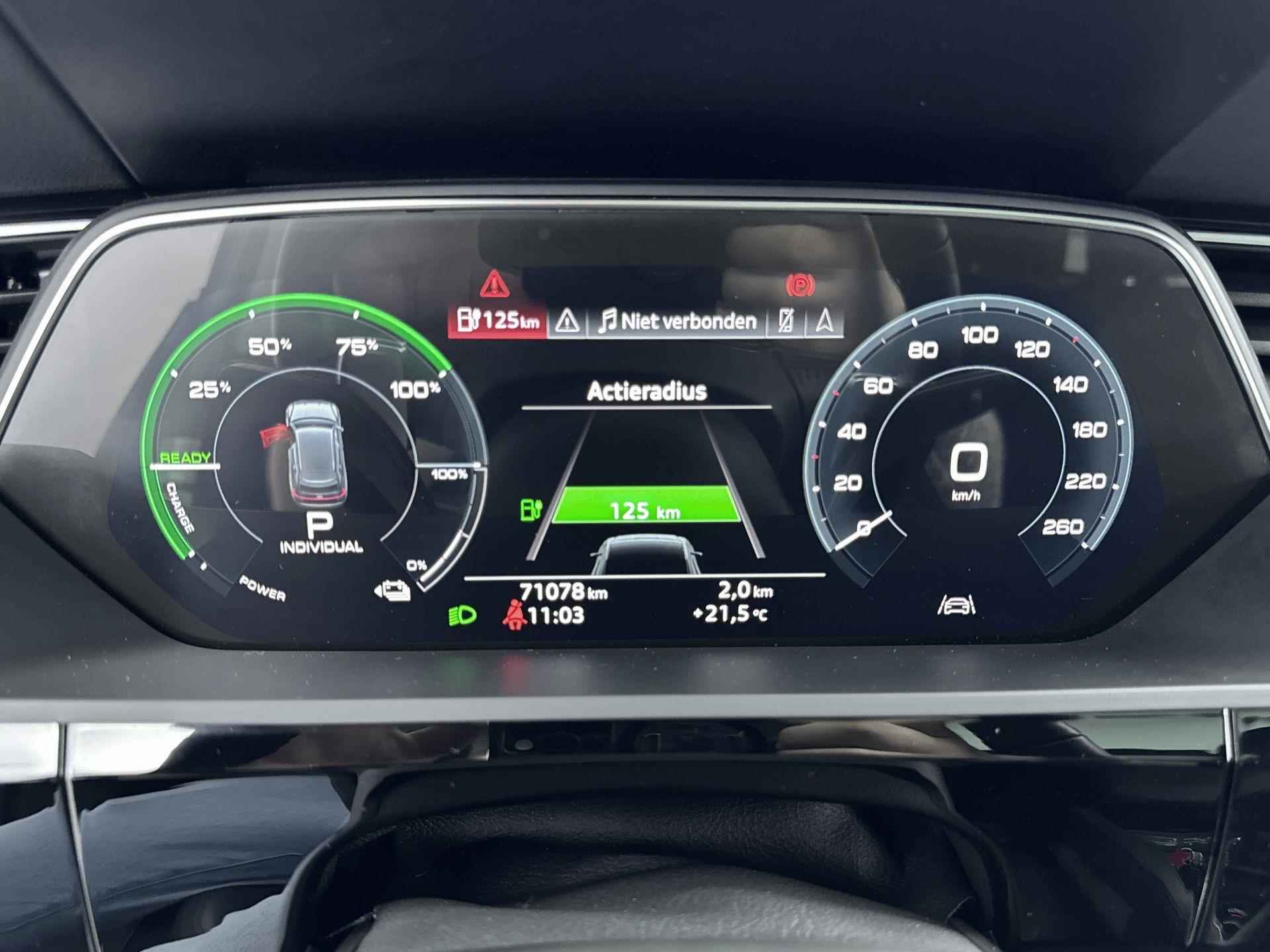 Audi e-tron e-tron 50 quattro Launch edition plus 71 kWh | Leder | Stoelverwarming | Parkeersensoren | Cruise Control | Navigatie | - 7/26