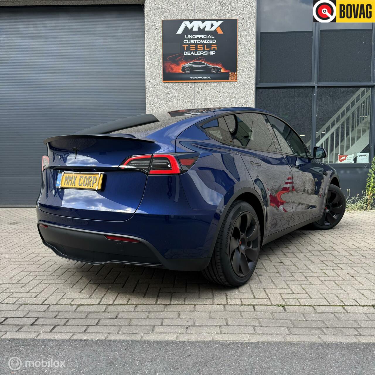 Tesla Model Y Long Range RWD BLAUW MiG MMX PACK TREKHAAK