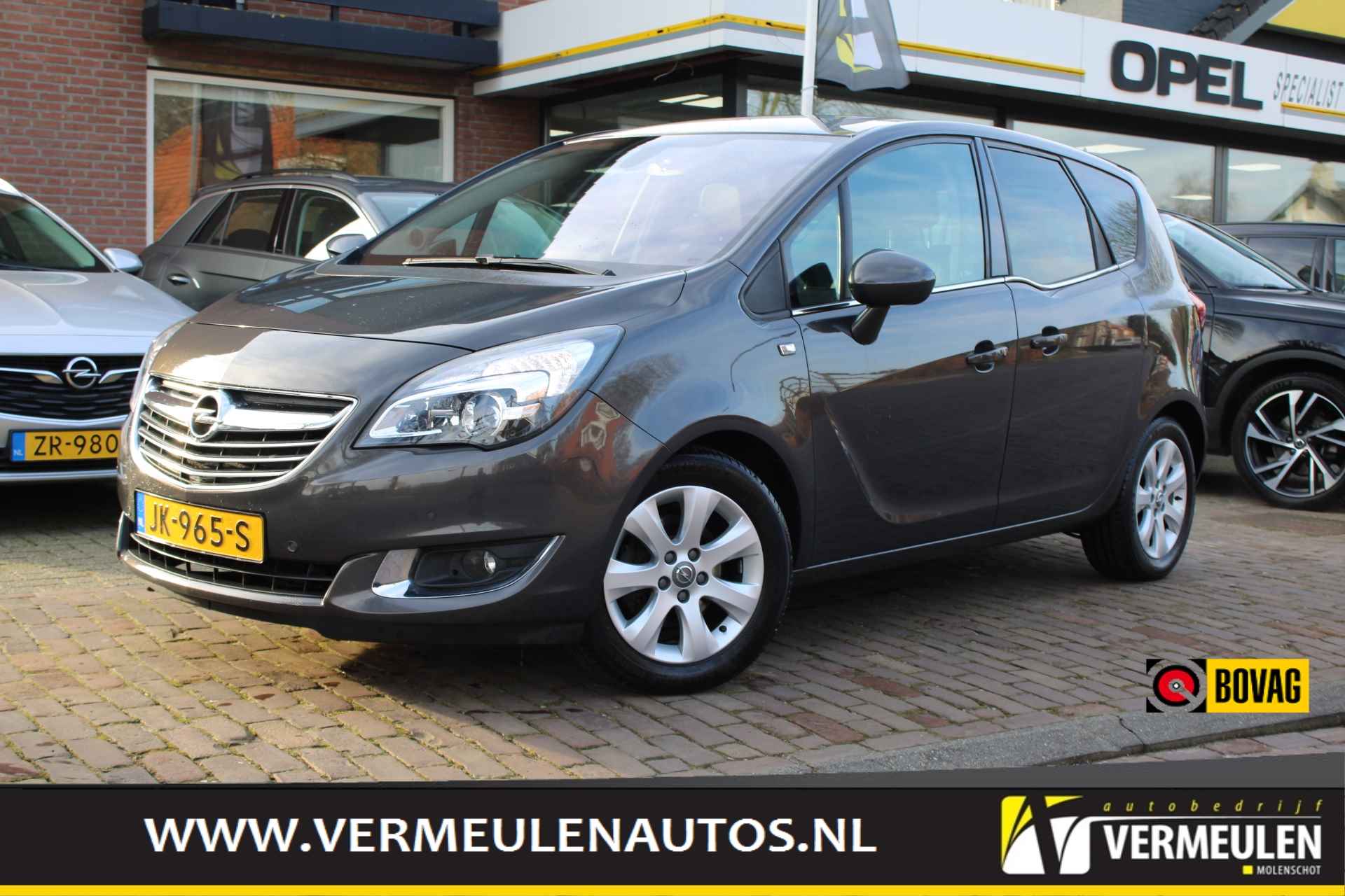 Opel Meriva 1.4 Turbo 120PK BlitZ + 16"/ Navi/ Clima/ Leder/ Winterpakket/ Trekhaak/ NL auto