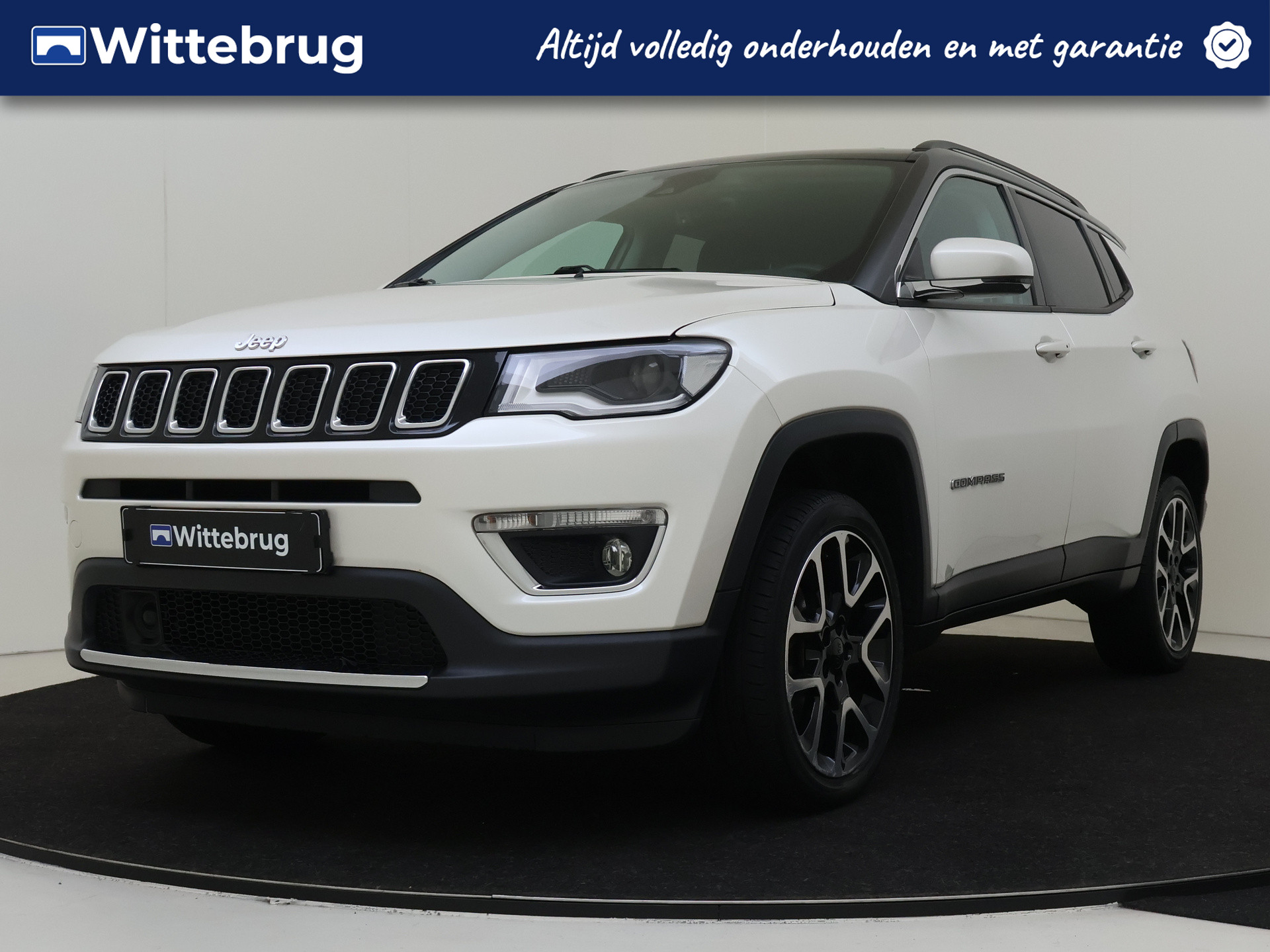 Jeep Compass 1.4 170PK Limited 4x4 | Lederenbekleding | Parkeerhulp | Navigatie | Climate control |