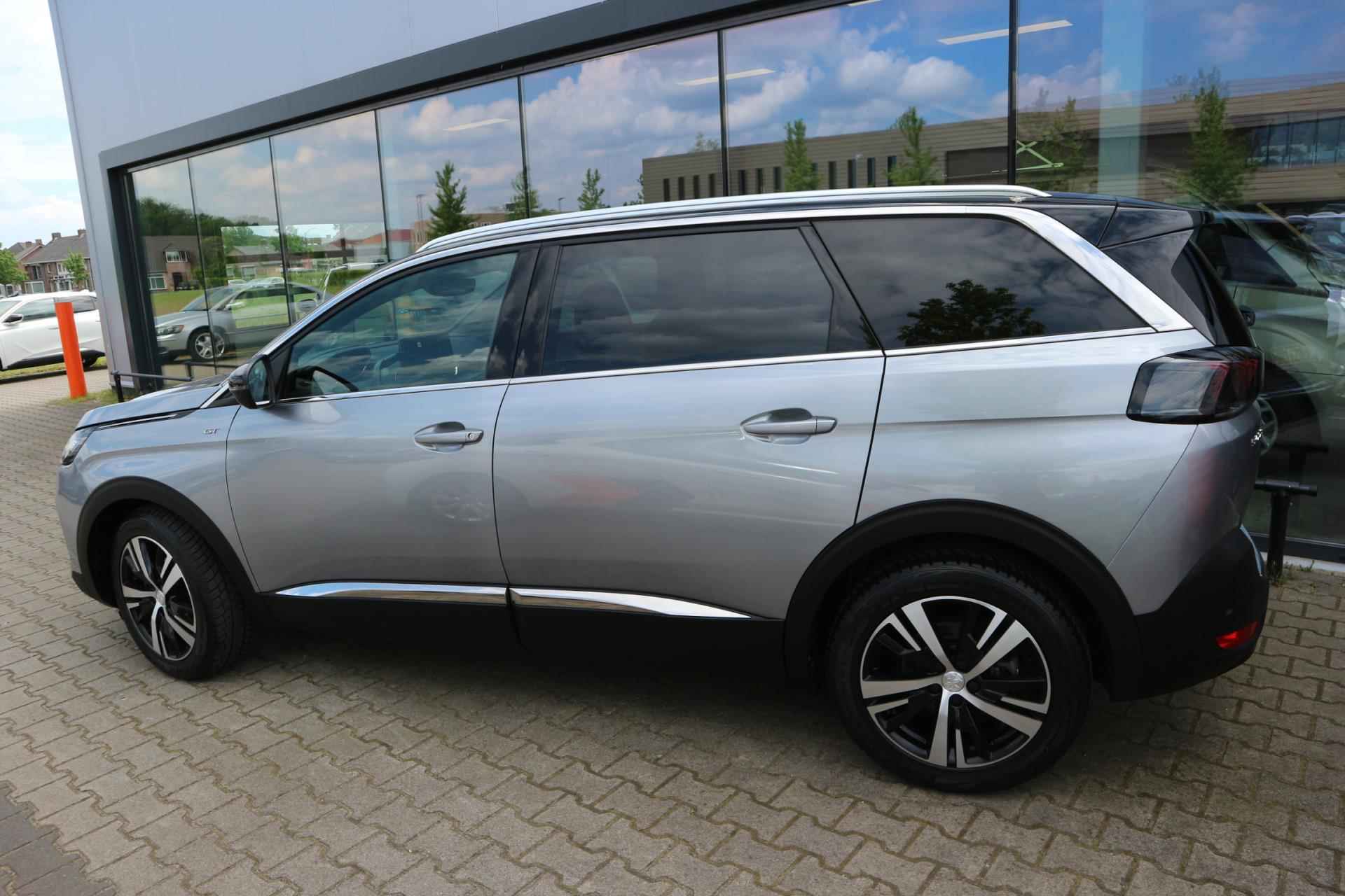 Peugeot 5008 1.2 PureTech GT 7ZITS CAMERA NAVI PDC V+A TREKHAAK MASSAGE KEYLESS ALCANTARA RIJKLAARPRIJS! - 4/48