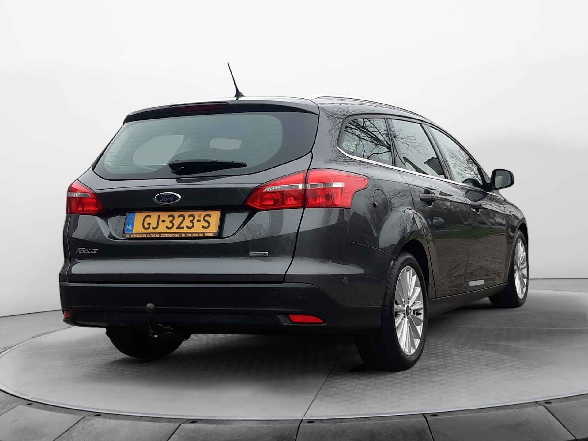 Ford FOCUS Wagon 1.0 Titanium Edition (126 PK) Keurig-Onderh., BOVAG-Garantie. NL-AUTO. Trekhaak, Navigatie, Airco/Climate, Cruise-Control, 17Inch-L.M.Velgen, Parkeer-Sensoren-V+A, - 4/38