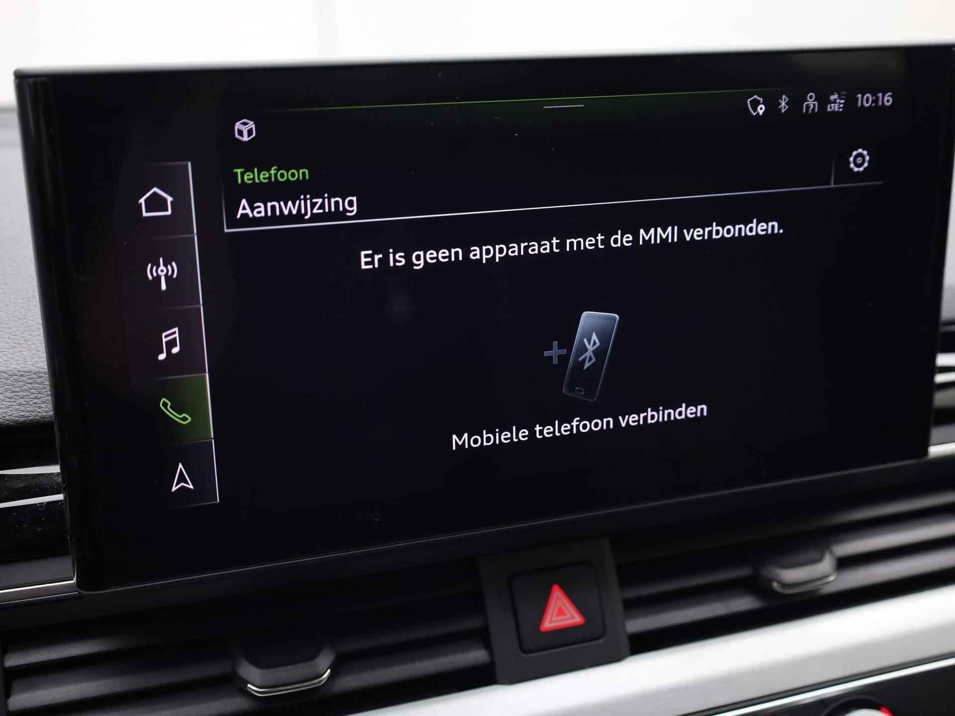 Audi A4 Limousine 35 TFSI/150PK S Line · Navigatie · Leder/stof · Parkeersensoren · - 35/39