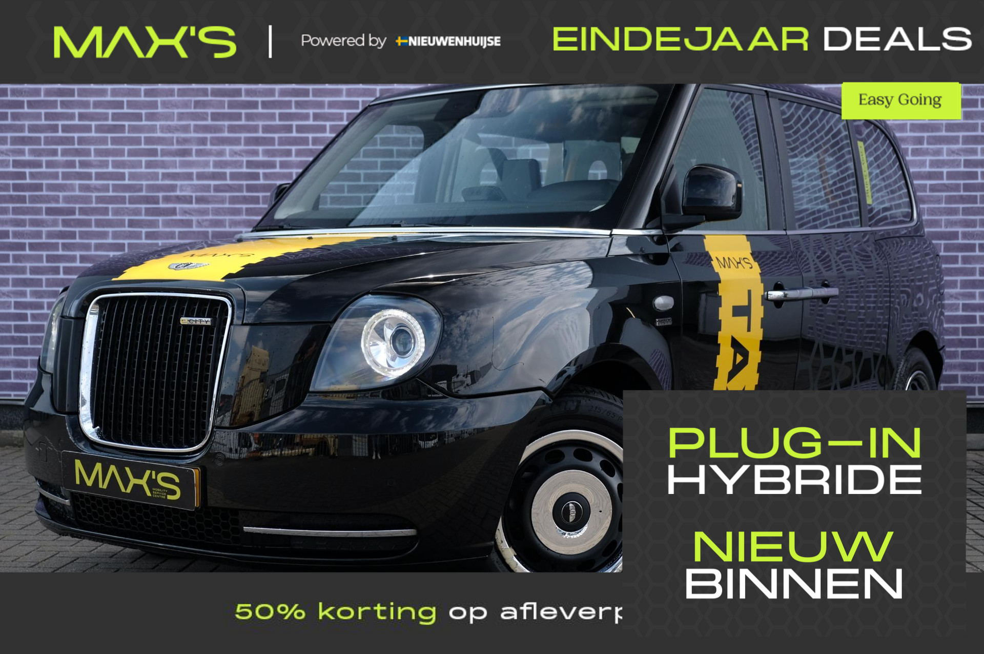 LEVC TX Vista | Plug-in hybrid | Origineel NL Auto | 7 zitplaatsen | Camera | Bluetooth | Navigatie | Stoelverwarming | Taxi Edition |