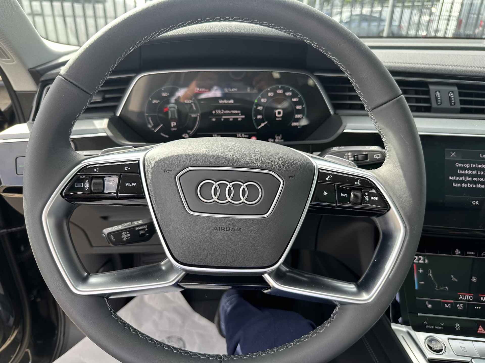 Audi Q8 e-tron 55 quattro Advanced Edition Plus 115 kWh Navigatie | Matrix Led koplampen | Lederen bekleding | Virtual Cockpit plus | Airco - 16/21