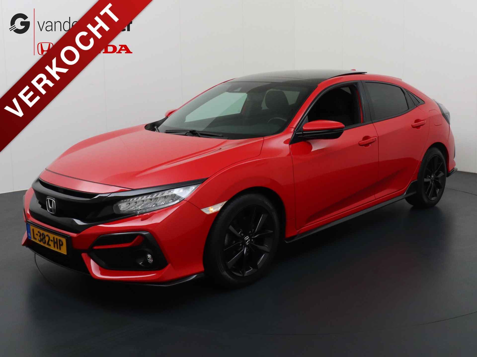 HONDA Civic 1.5 i-VTEC 182pk CVT 5D Sport+ Facelift, dealeronderhouden Rijklaarprijs inc 12 mnd garantie