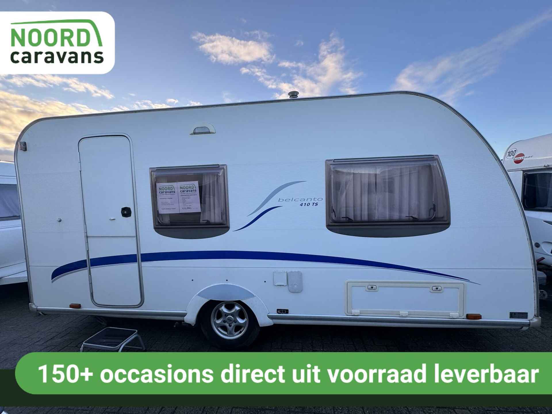 BUERSTNER BELCANTO 410 TS DWARSBED + MOVER +VOORTENT +BOILER - 3/16