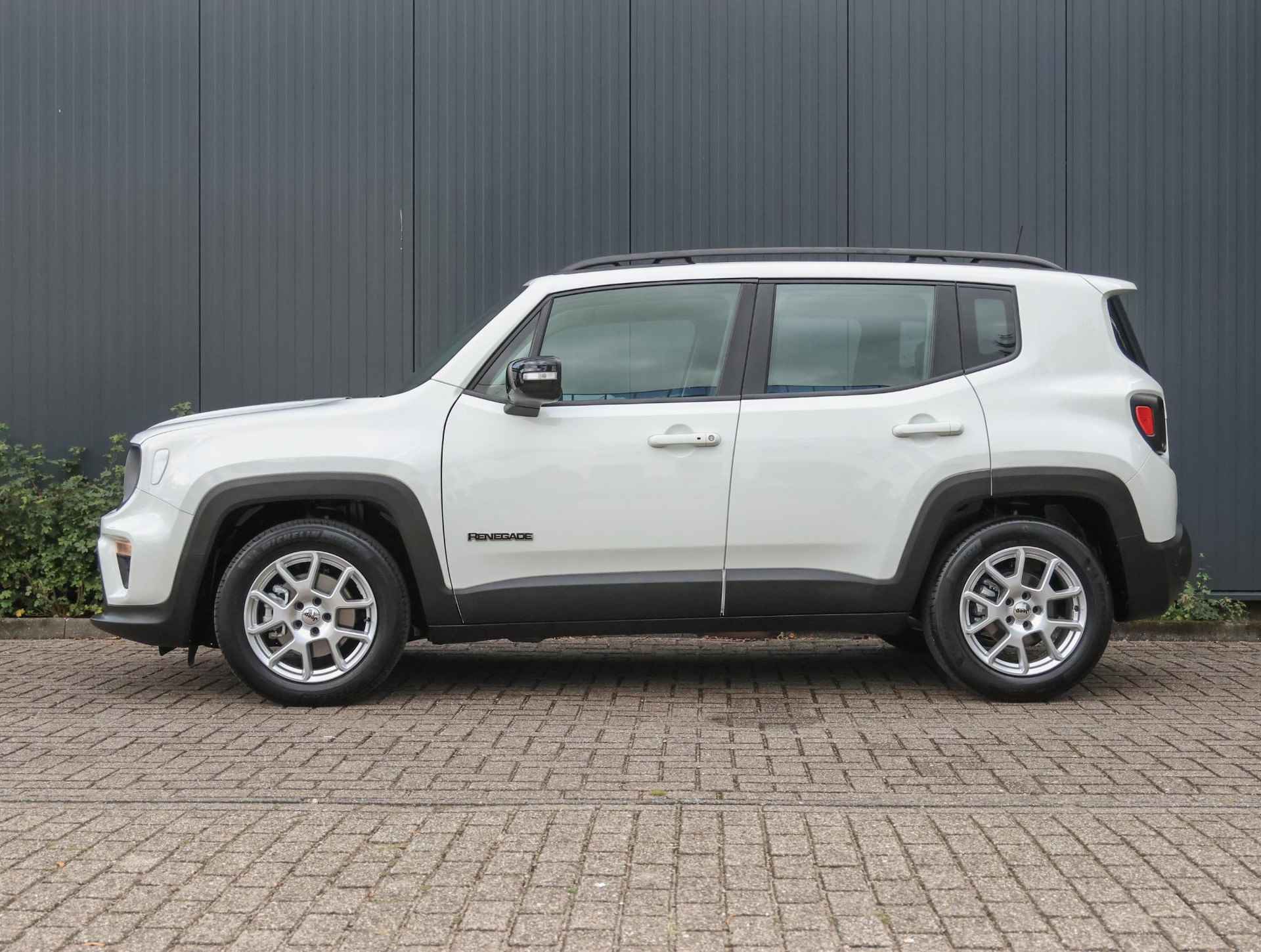 Jeep Renegade 130pk Turbo e-Hybrid Longitude ( Parkeersensoren Achter | Keyless Start | Armsteun | 16''LMV | CruiseControl | ClimateControl ) - 3/42