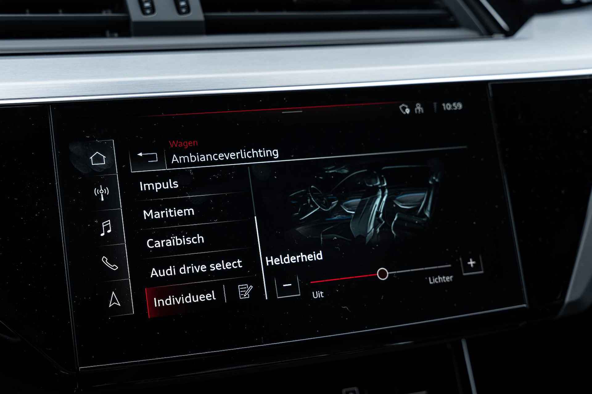 Audi Q8 e-tron 55 408pk quattro S Edition Competition 115 kWh | Panoramdak | Bang & Olufsen - 53/60