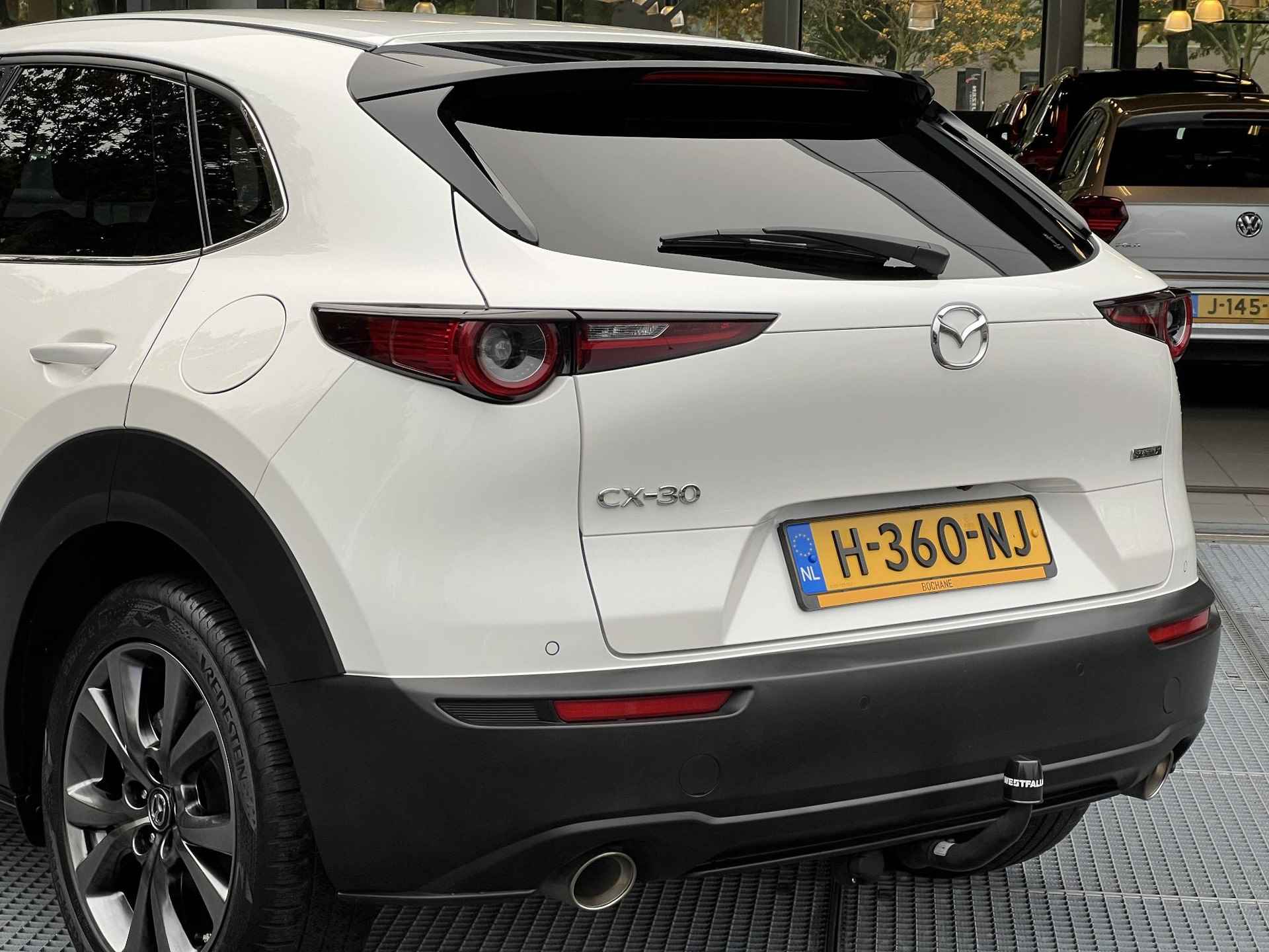 Mazda CX-30 2.0 e-SkyActiv-X M Hybrid Luxury | Adaptive Cruise Control | Leder | Trekhaak - 33/34