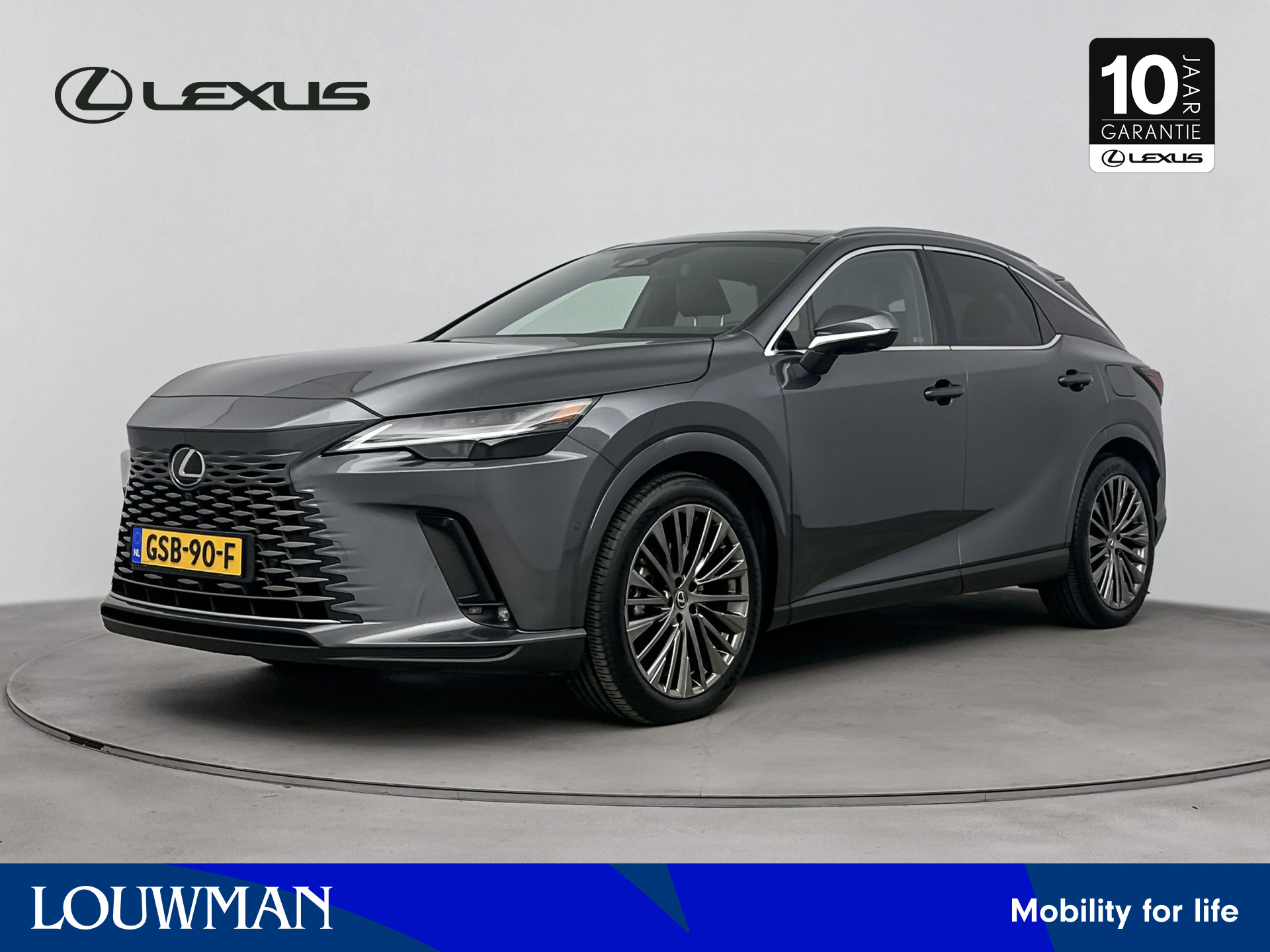 Lexus RX 450h+ Plug-in Hybrid President Line Limited | Panoramadak | Trekhaak | Navigatie | Stuurverwarming | Stoelverwarming/-Verkoeling | Stoelgeheugen | Climate Control | Leder |