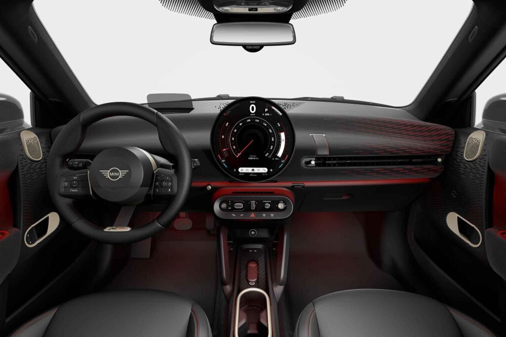 MINI Cooper E John Cooper Works XL 40.7 kWh MINI Cooper Electric Cooper E John Cooper Works XL 40.7 kWh | Pakket XL | Dak en spiegelkappen in Jetblack - 3/6