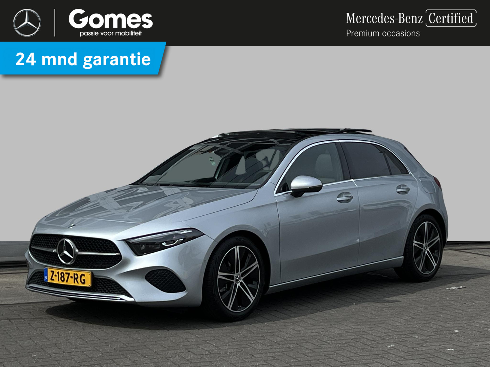 Mercedes-Benz A 180 Star Edition Luxury Line | Winter Pakket | Panoramadak | MULTIBEAM LED Koplampen | Dodehoekassistent | Sfeerverlichting | Stoelverwarming | Stuurverwarming | Achteruitrijcamera | Elektrisch Inklapbare Buitenspiegels | Showmodel