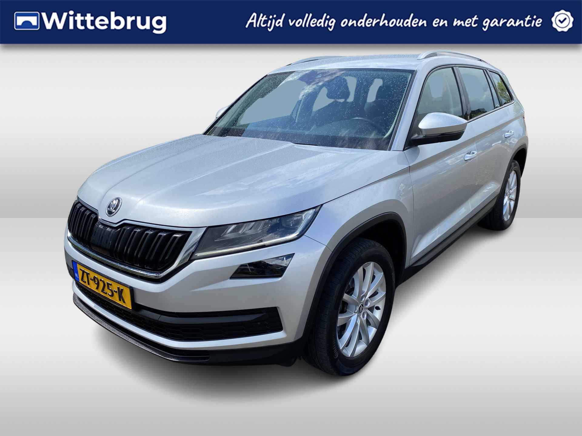 Škoda Kodiaq 1.5 TSI Business Edition 7p. DSG/ Metallic/ Led/ Sportint. / 7P/ Elec. klep/ Camera/ Clima/ Navi/ Parkeersensor V. + A./ 18 lmv - 1/33