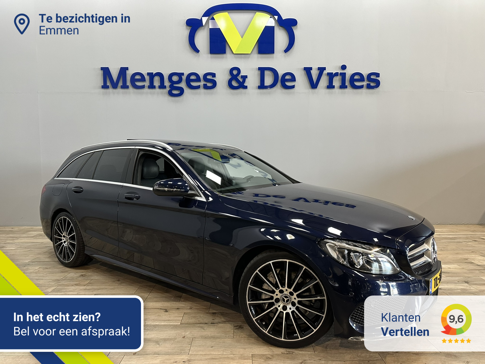 Mercedes-Benz C-Klasse Estate 180 AMG Line Premium Upgrade AMG | LED | Airco ECC | Leer | Panorama | Trekhaak | Navigatie | Camera | Cruise Control | Isofix | NAP |