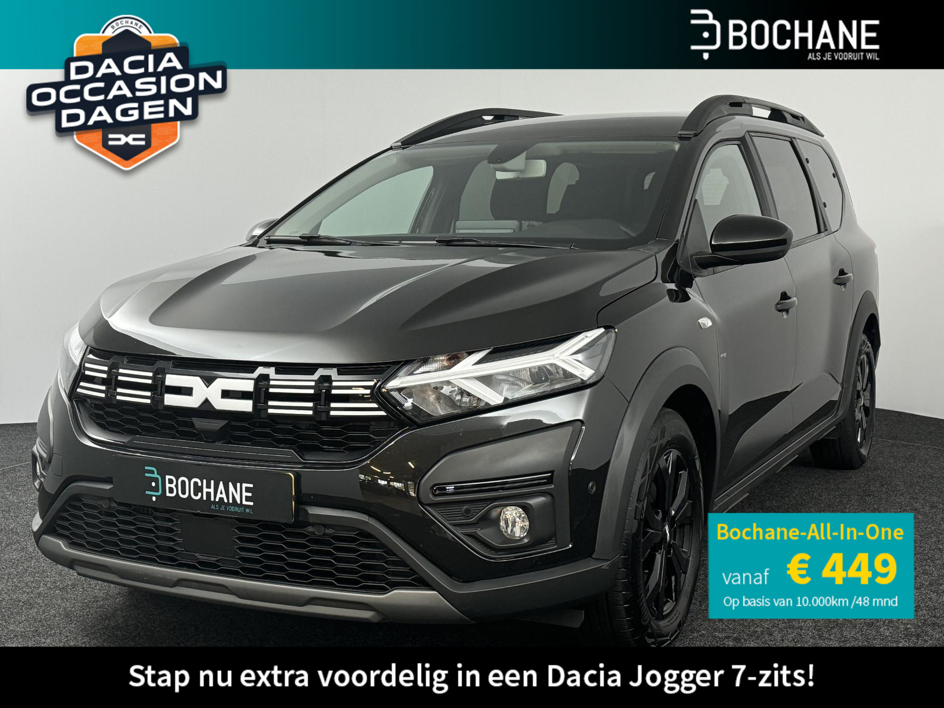 Dacia Jogger 1.0 TCe 110 Extreme 7p. | 1e eigenaar + dealer onderhouden! | Navi | Clima | Cruise | PDC V+A + Camera | Apple Carplay/Android Auto