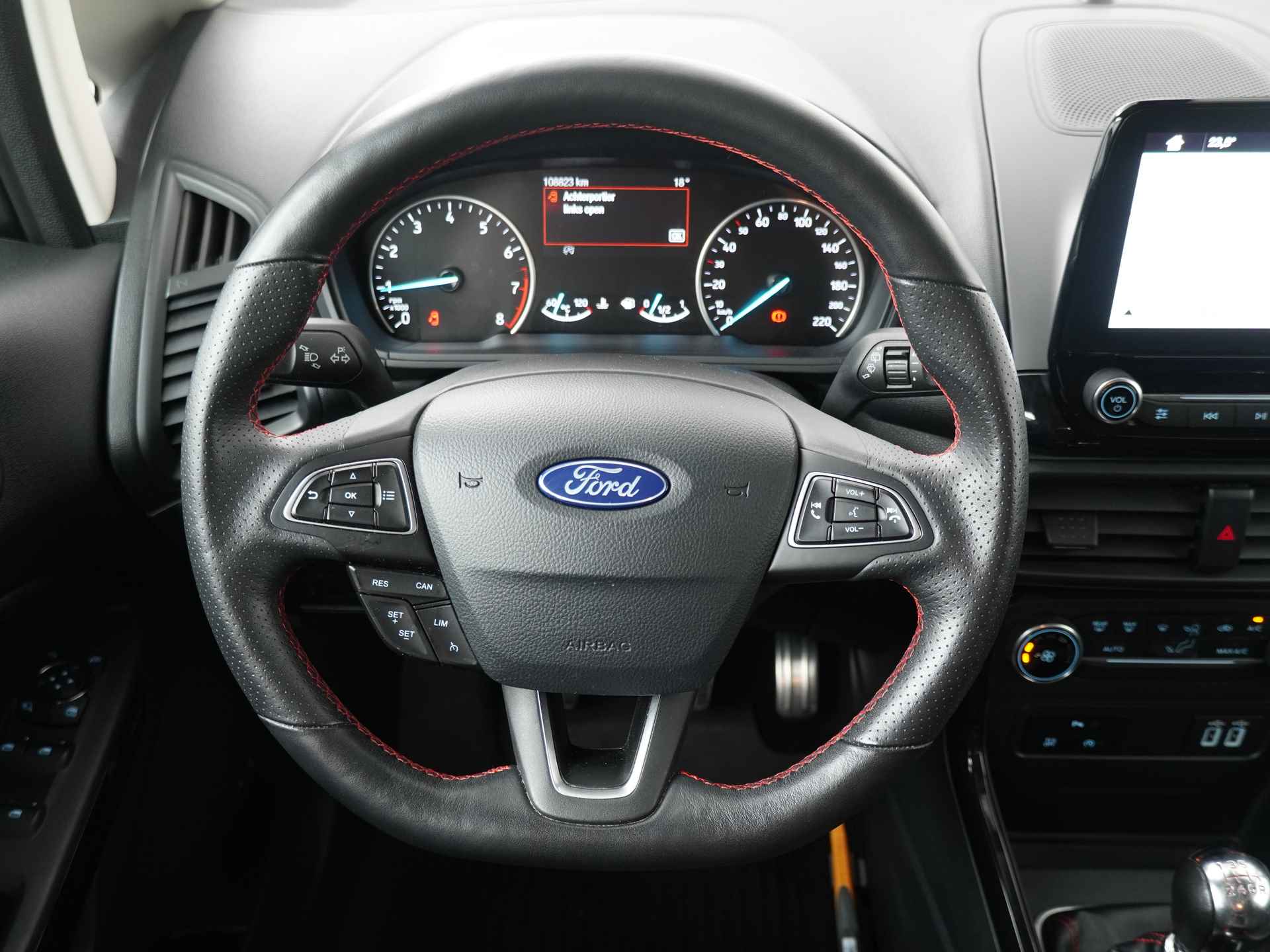 Ford EcoSport 1.0 EcoBoost 125PK ST-Line | Half leder | Navigatie | Clima | BLIS | Camera | ISOFIX | - 12/21