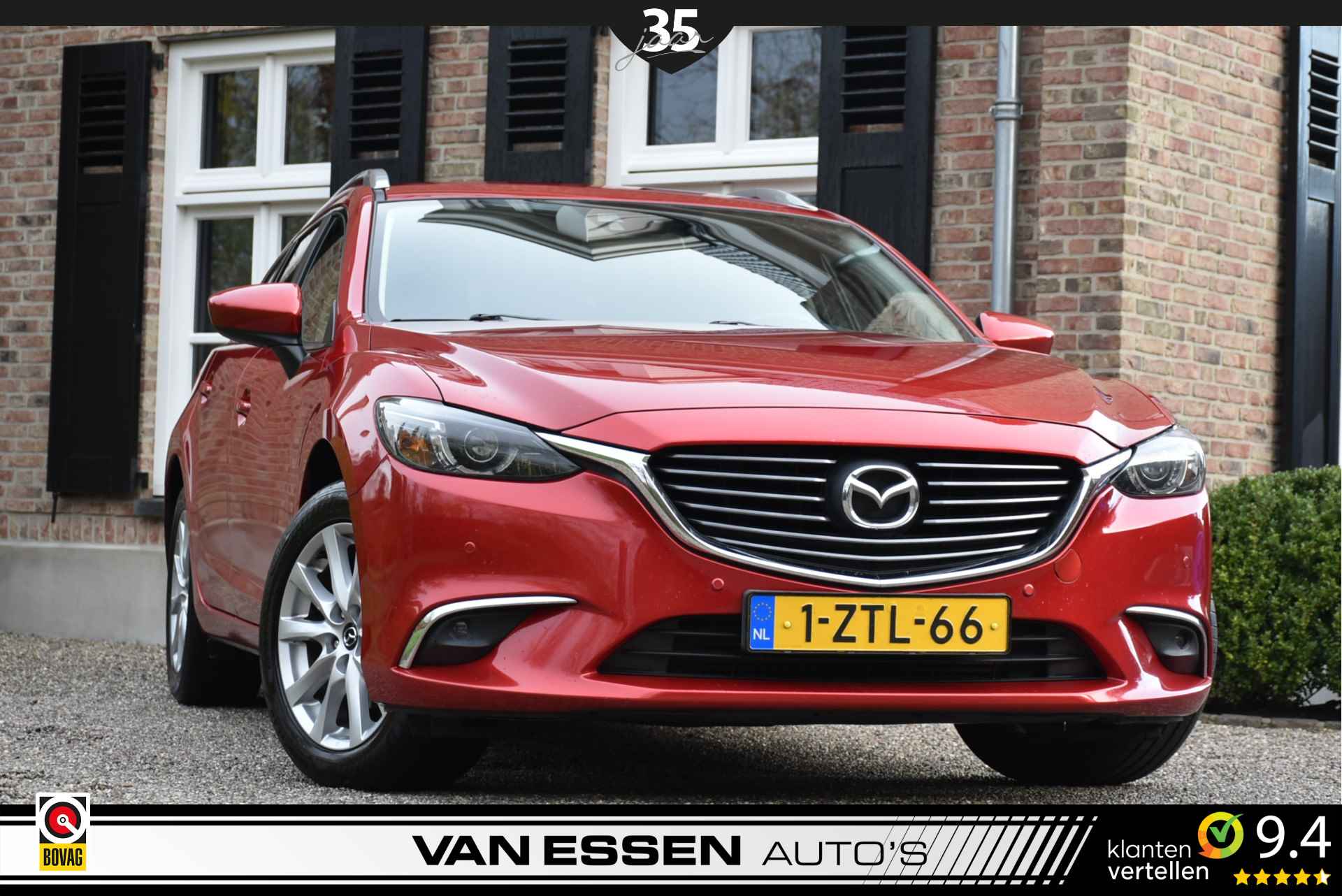 Mazda 6 Sportbreak 2.2D SkyActiv-D 150 Skylease+ Navi Airco Stoelverw. APK tot 08-2025! NAP! - 3/33