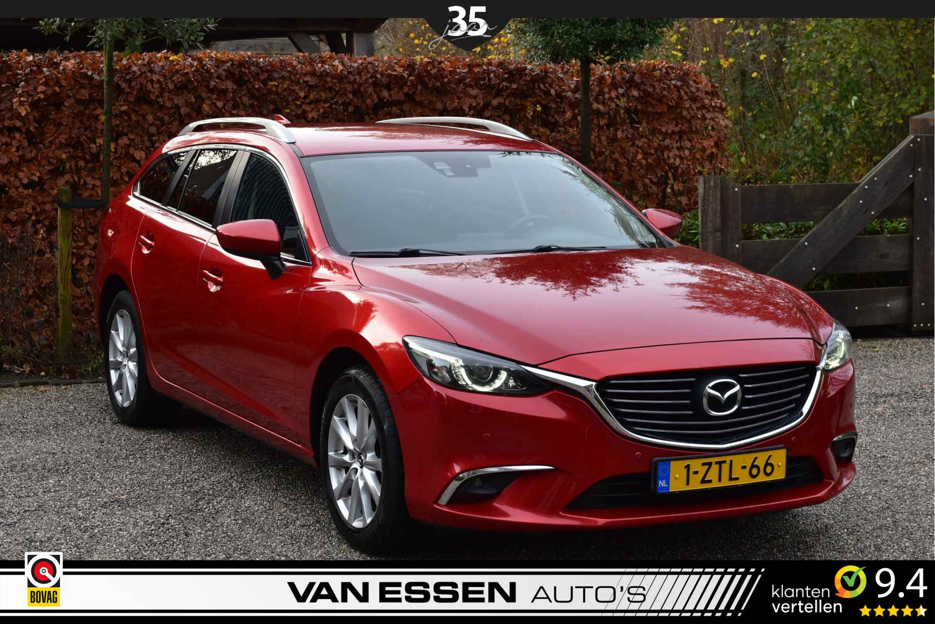 Mazda 6 Sportbreak 2.2D SkyActiv-D 150 Skylease+ Navi Airco Stoelverw. APK tot 08-2025! NAP! - 9/33