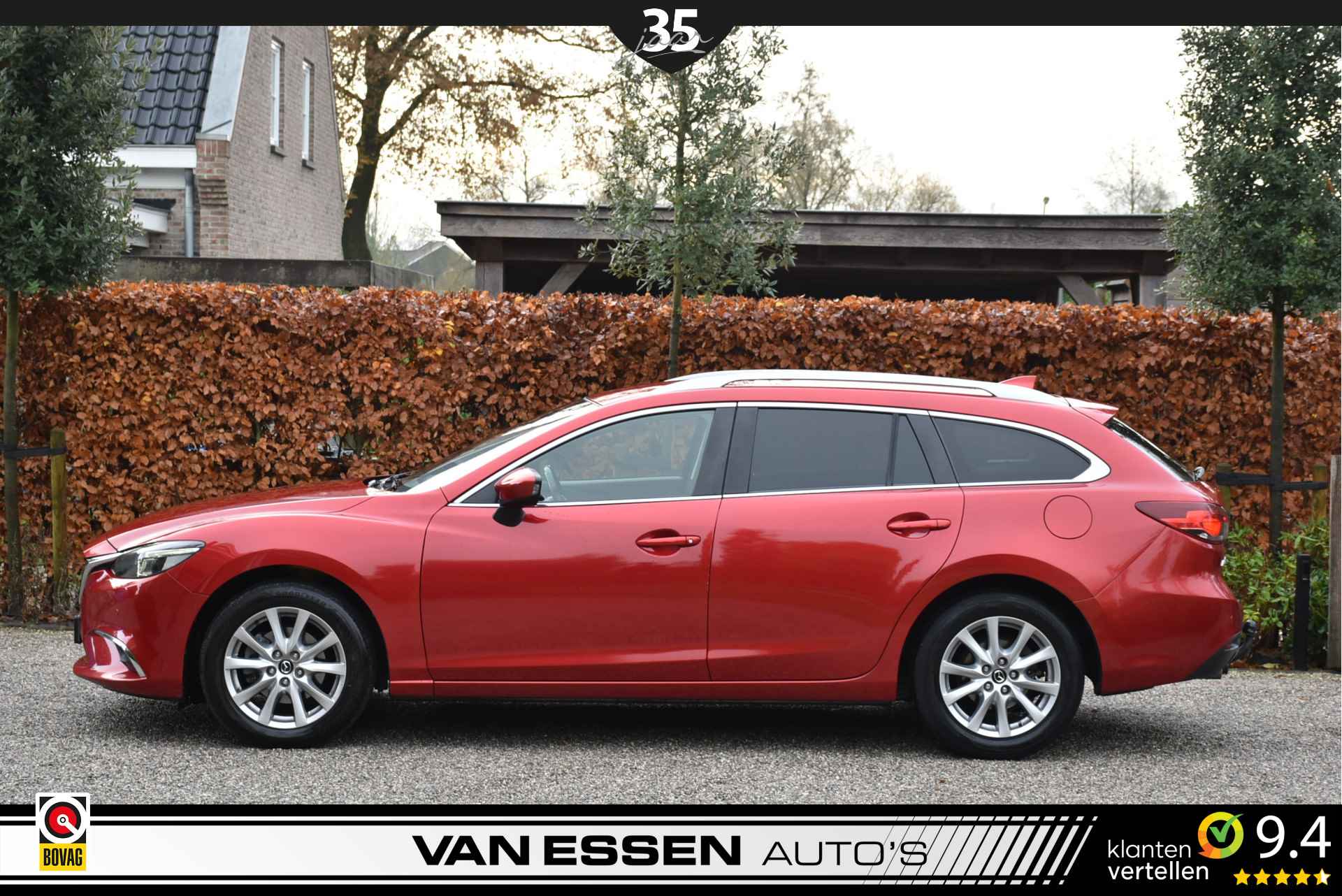 Mazda 6 Sportbreak 2.2D SkyActiv-D 150 Skylease+ Navi Airco Stoelverw. APK tot 08-2025! NAP! - 10/33