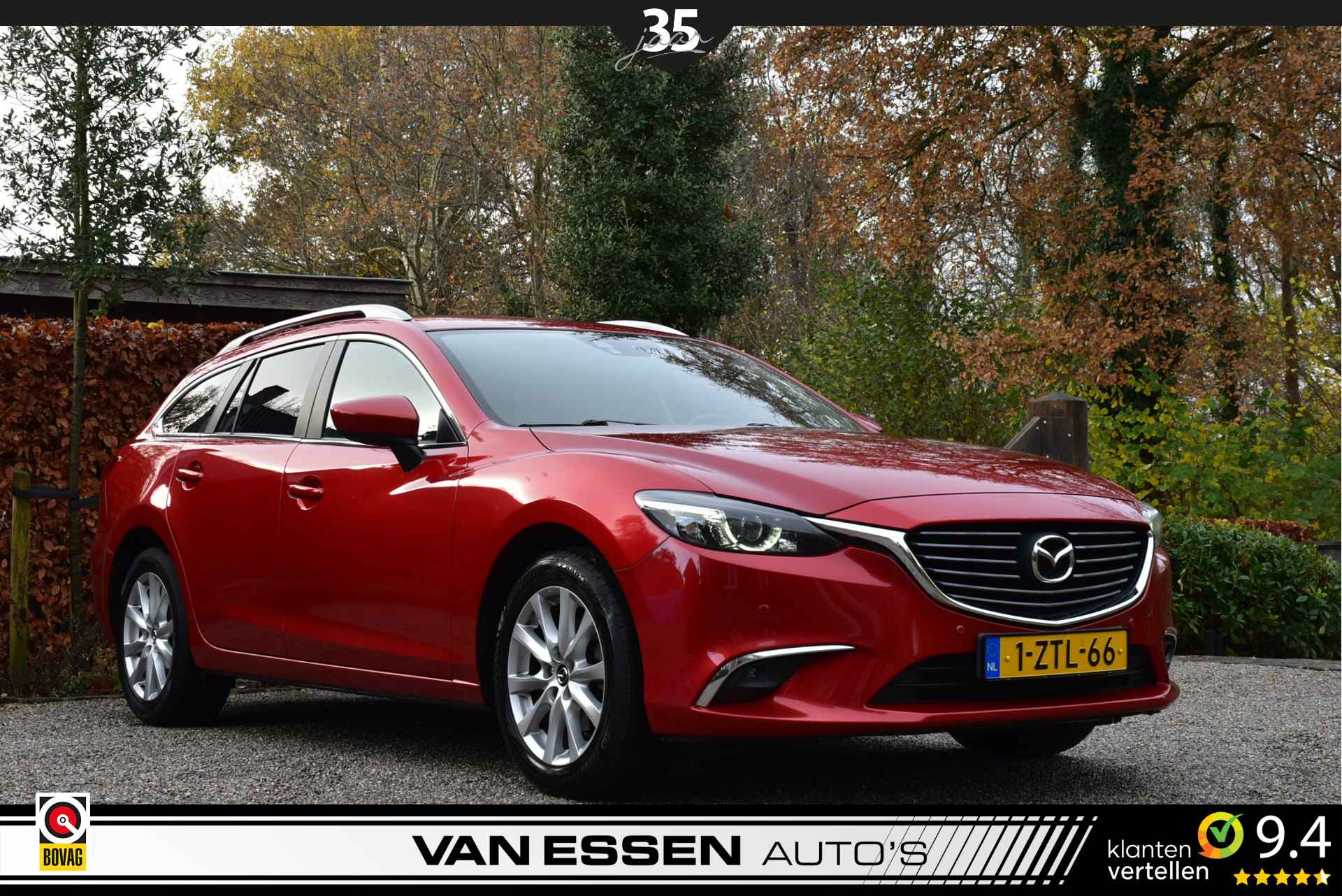 Mazda 6 Sportbreak 2.2D SkyActiv-D 150 Skylease+ Navi Airco Stoelverw. APK tot 08-2025! NAP! - 11/33