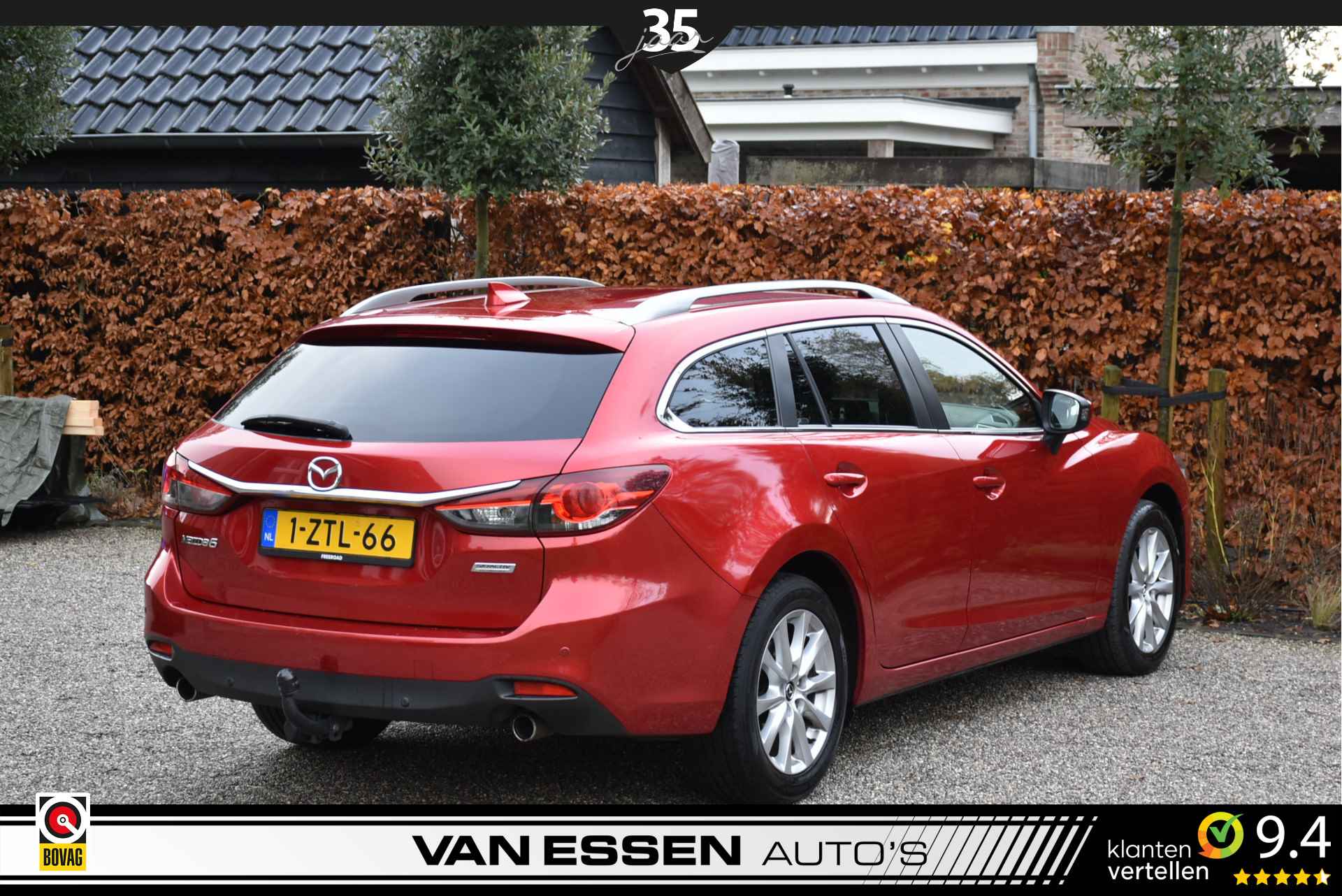 Mazda 6 Sportbreak 2.2D SkyActiv-D 150 Skylease+ Navi Airco Stoelverw. APK tot 08-2025! NAP! - 29/33