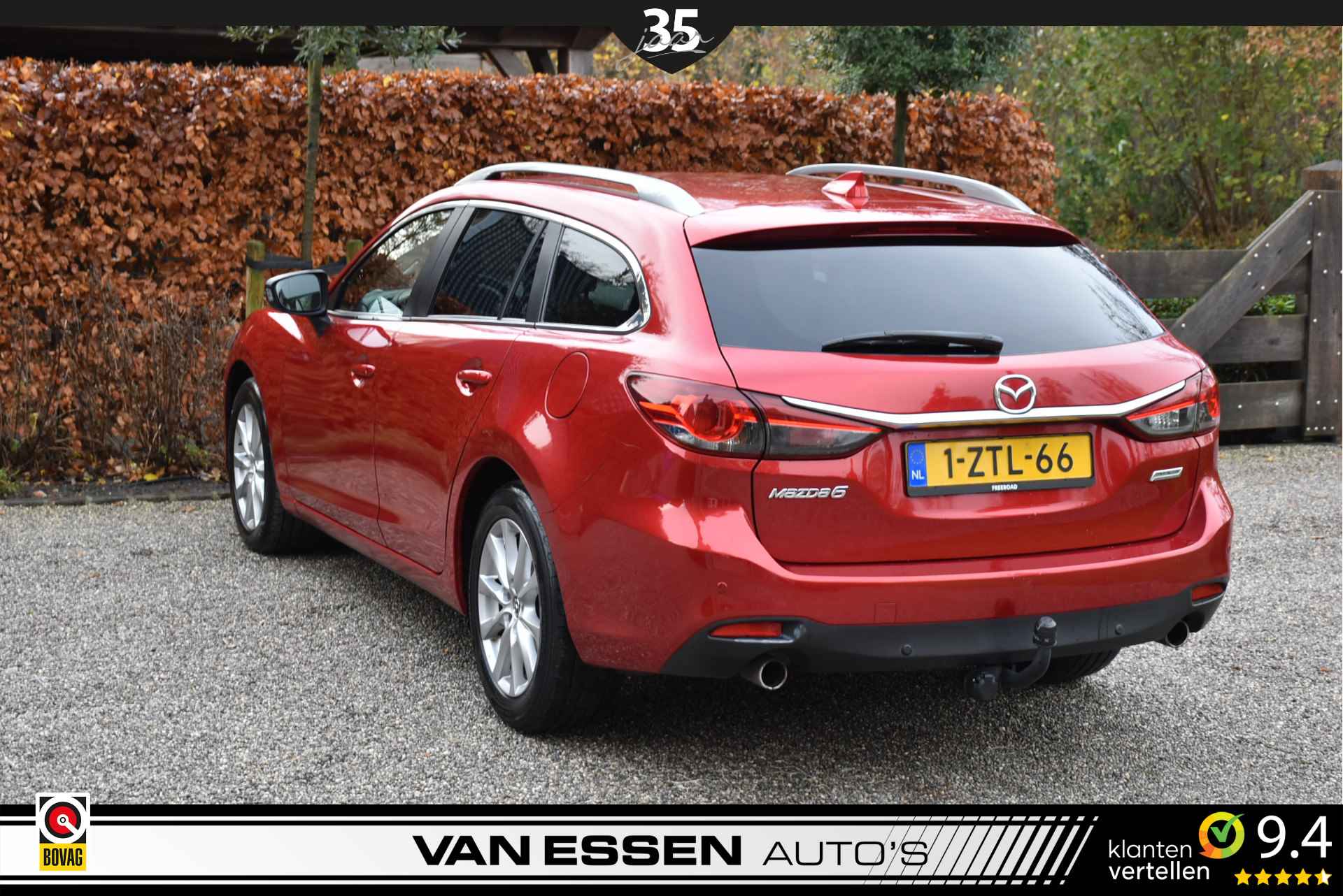 Mazda 6 Sportbreak 2.2D SkyActiv-D 150 Skylease+ Navi Airco Stoelverw. APK tot 08-2025! NAP! - 31/33