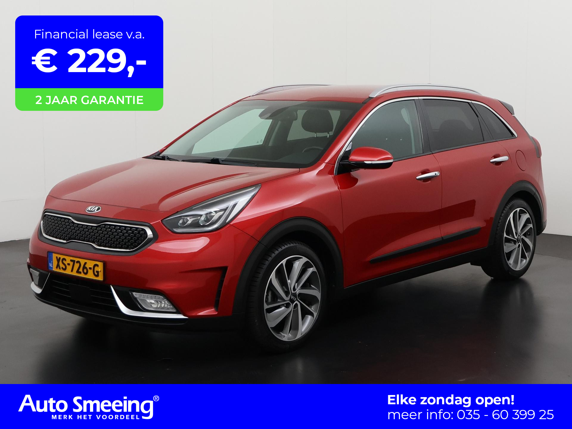 Kia Niro 1.6 GDi Hybrid ExecutiveLine | Trekhaak | Leder | Camera | JBL | Zondag Open!