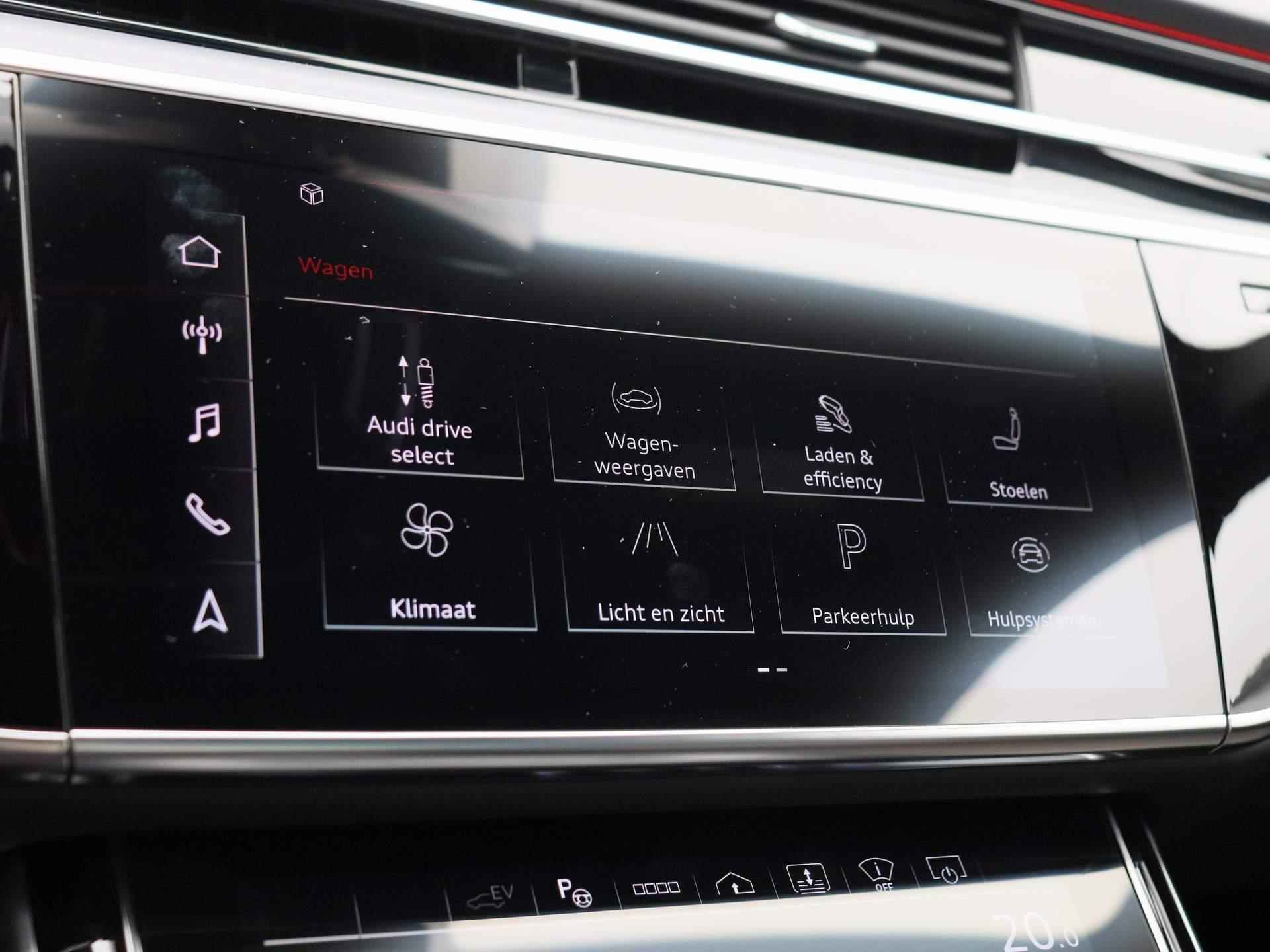 Audi A8 60 TFSI e quattro Lang Pro Line 449 PK | Automaat | Panoramadak | Vierwielbesturing | Climate Control | Privacy glass | 360 Camera | Stoelverwarming | Adaptive Cruise control | Parkeersensoren | Laser LED Matrix | B&O sound system | Stoelventilatie & Massage | - 41/77