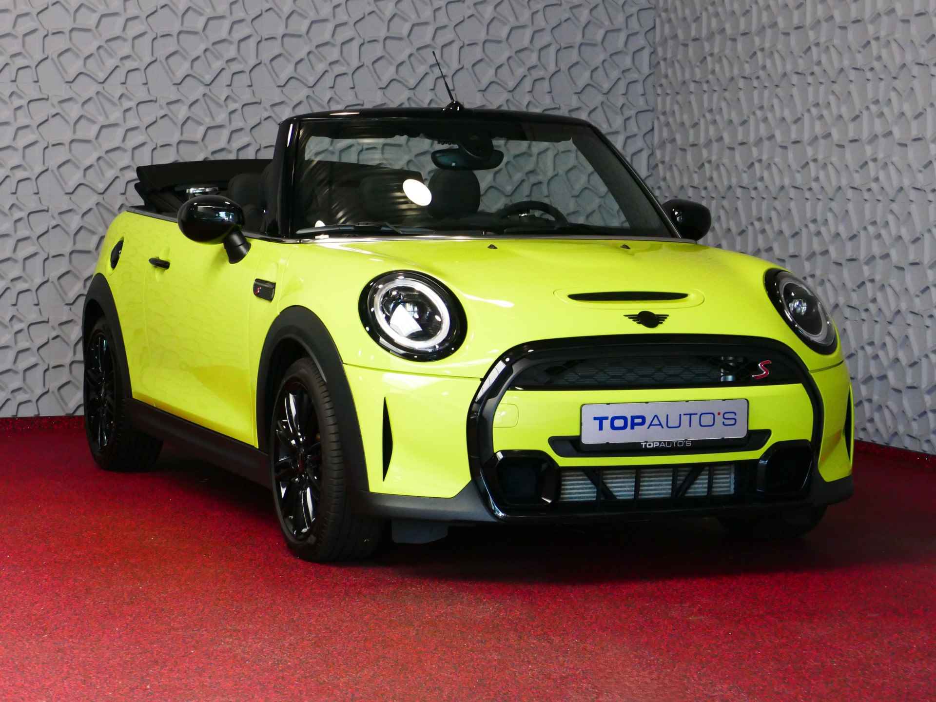 MINI Cabrio 2.0 Cooper S 180PK ESSENTIAL BLACK PACK LEER CARPLAY LED STOELVERW. 09/2023 - 58/88