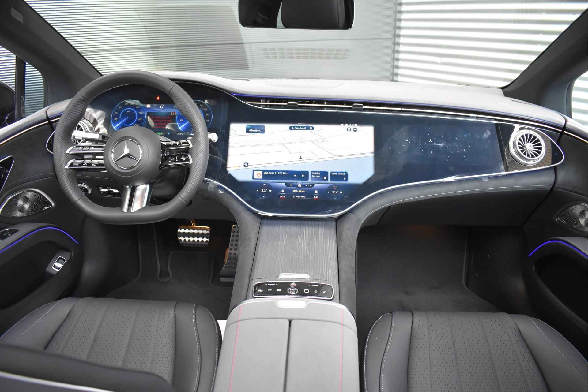 Mercedes-Benz EQS 580 4MATIC AMG | Nightpakket | Panoramadak | Achterasbesturing | Head-up Display | MBUX Hyperscreen | 360° Camera | Stoelverwarm - 3/21
