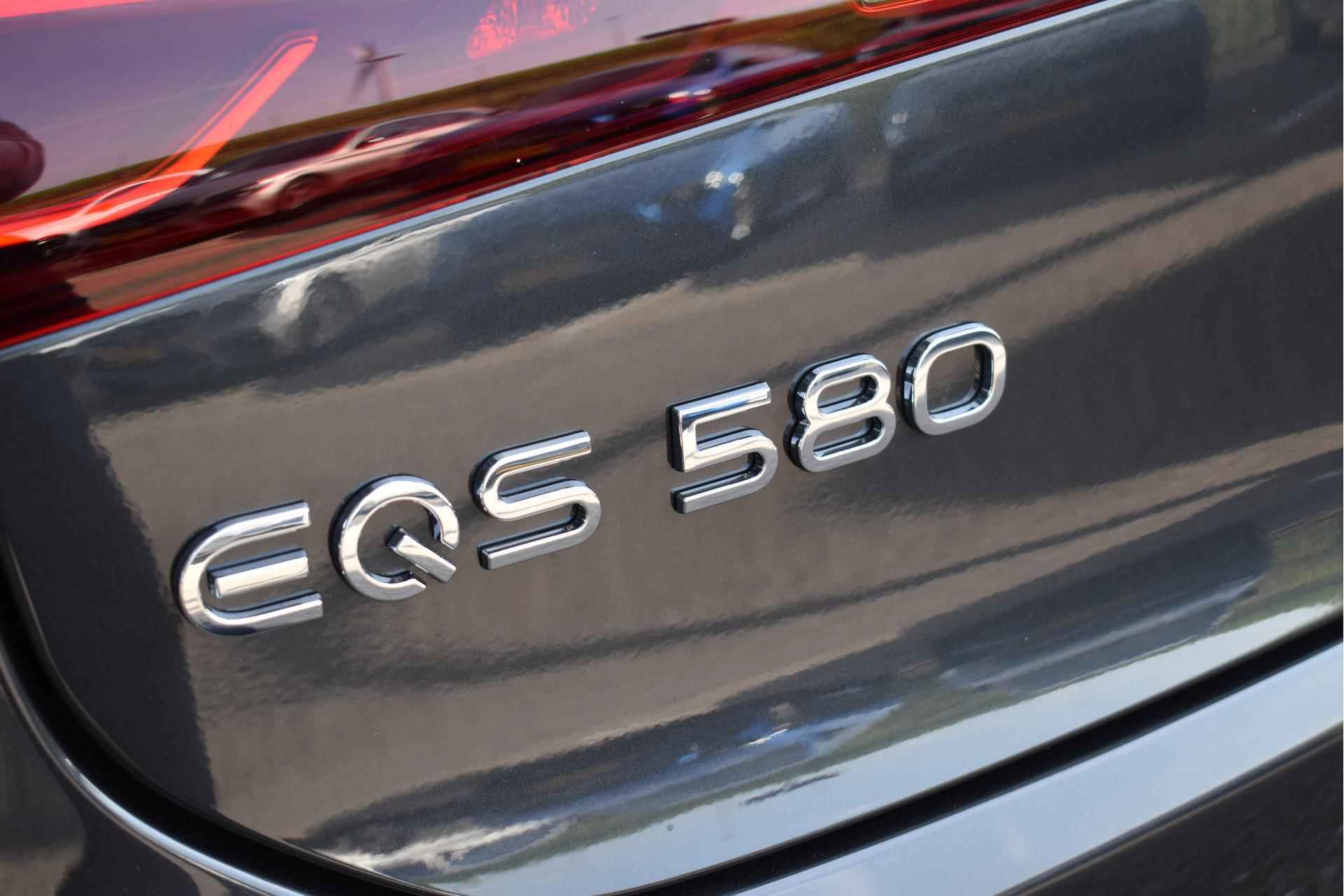 Mercedes-Benz EQS 580 4MATIC | Hyperscreen | AMG | Panoramadak | Achterasbesturing | Head-up Display | MBUX Hyperscreen | 360° Camera | Stoelverwarm - 21/21