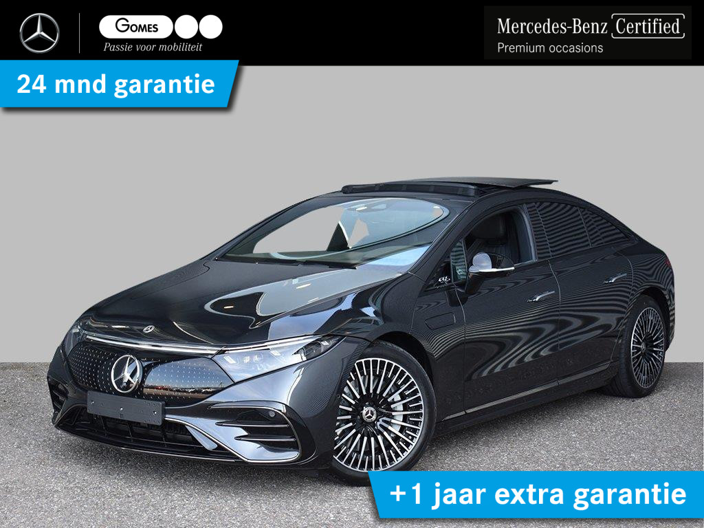 Mercedes-Benz EQS 580 4MATIC AMG | Nightpakket | Panoramadak | Achterasbesturing | Head-up Display | MBUX Hyperscreen | 360° Camera | Stoelverwarm bij viaBOVAG.nl