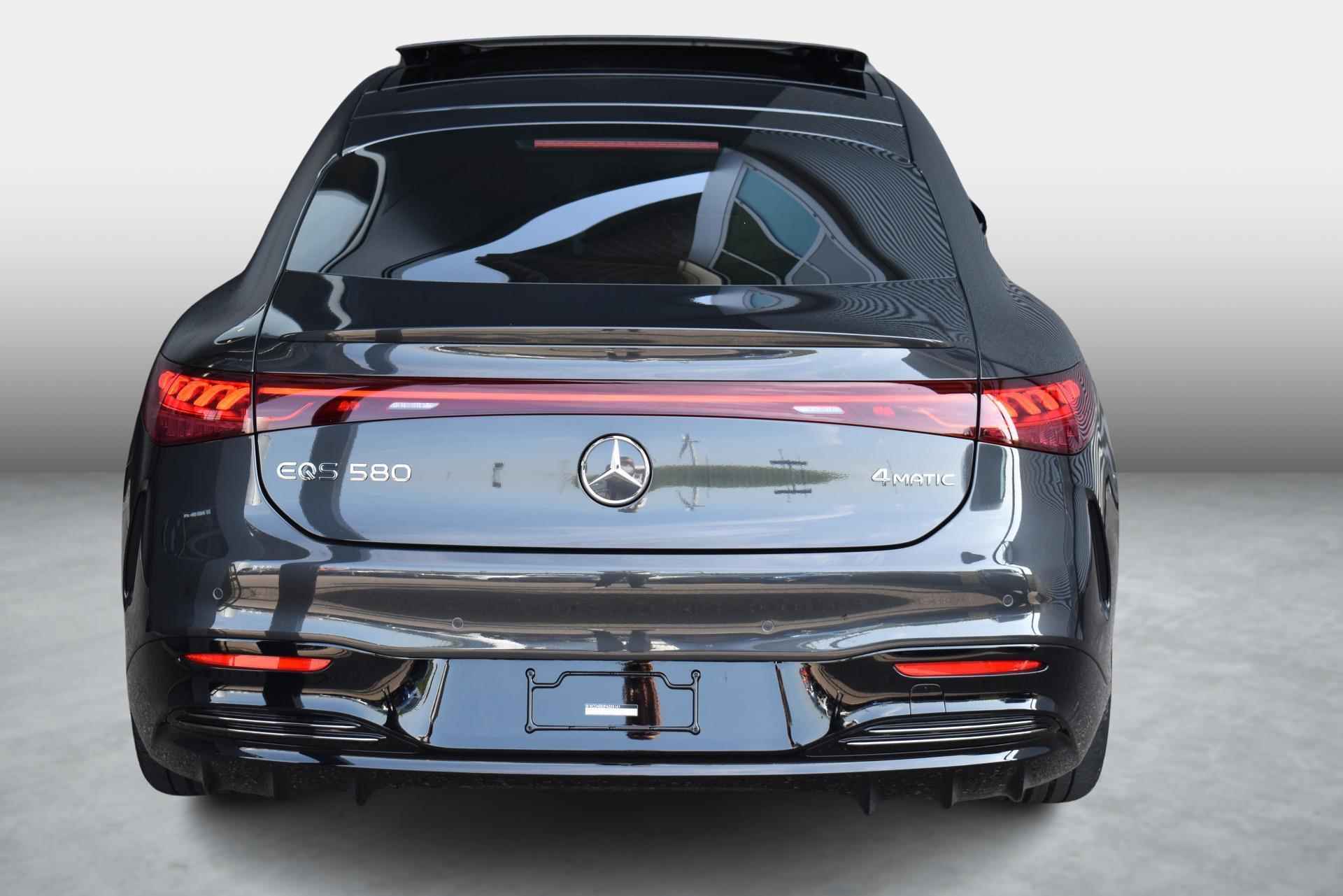 Mercedes-Benz EQS 580 4MATIC | Hyperscreen | AMG | Panoramadak | Achterasbesturing | Head-up Display | MBUX Hyperscreen | 360° Camera | Stoelverwarm - 4/21